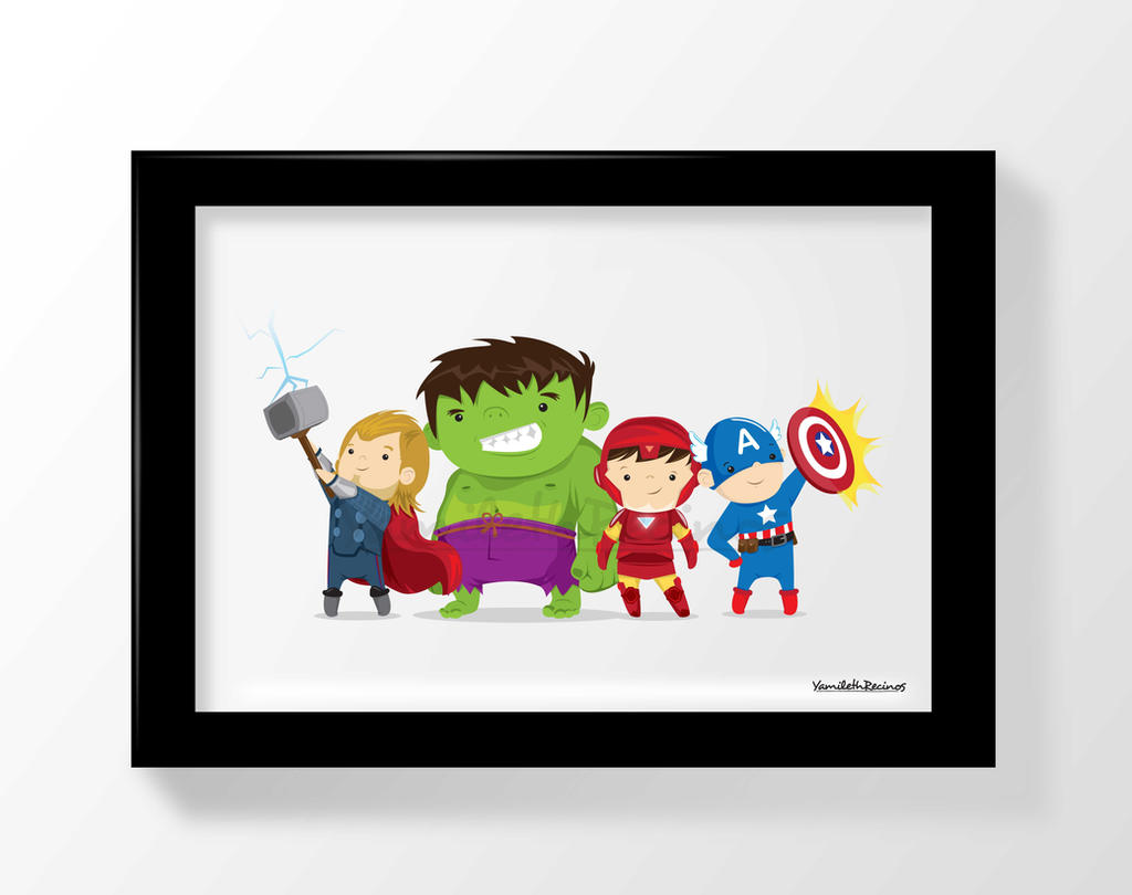 Little Avengers Cartoon Wallpapers