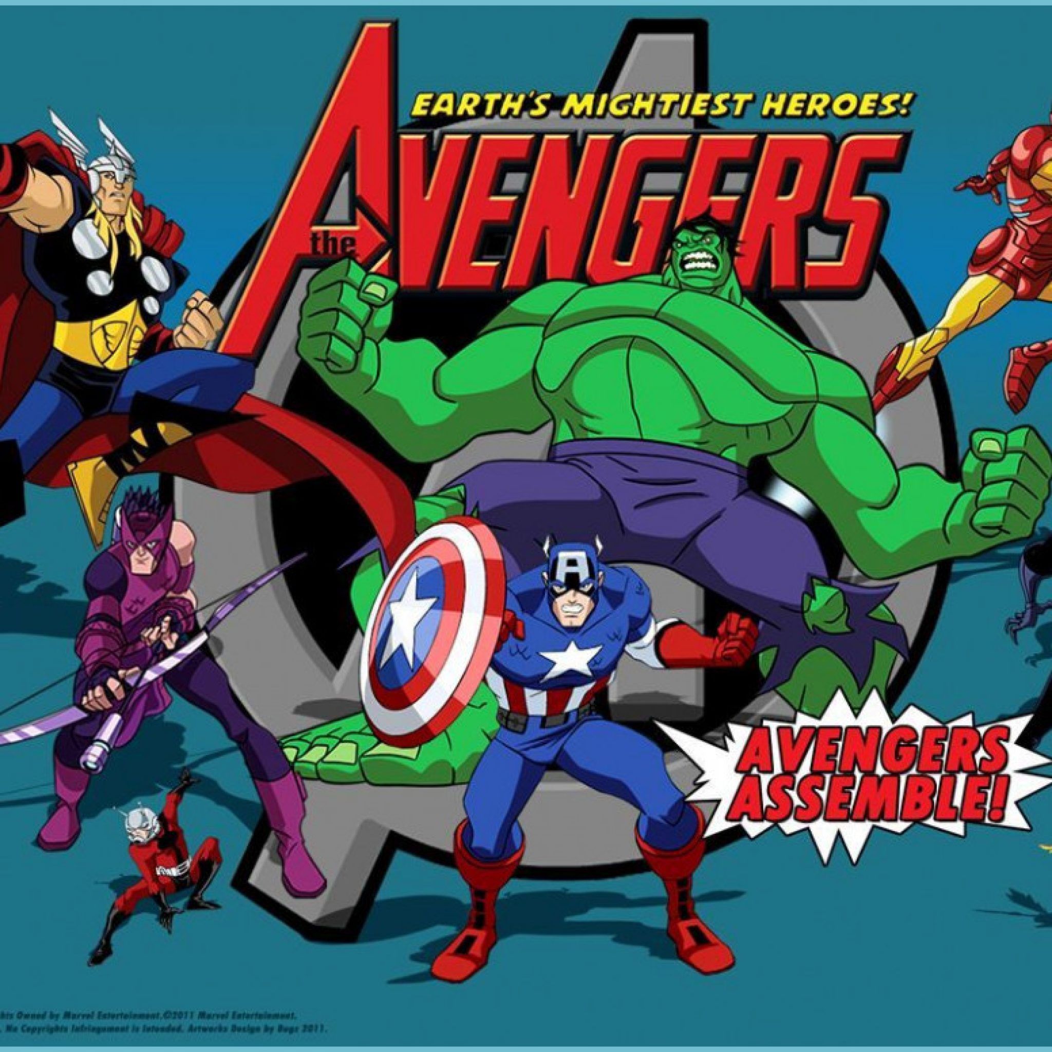 Little Avengers Cartoon Wallpapers