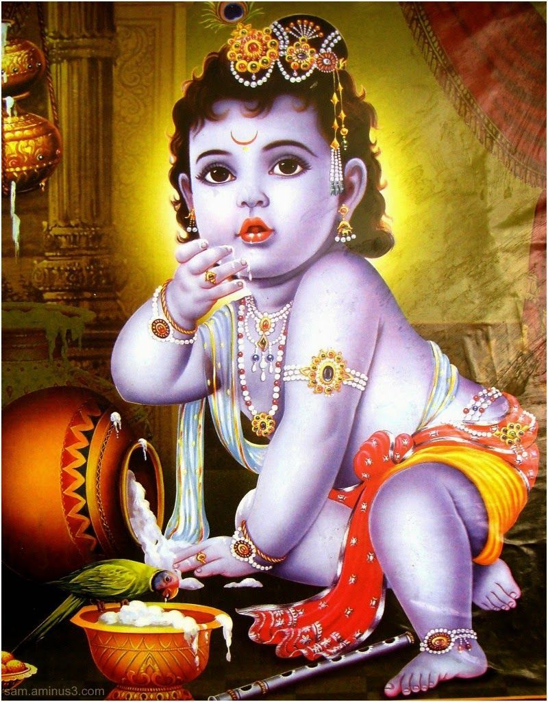 Little Krishna Baby Wallpapers