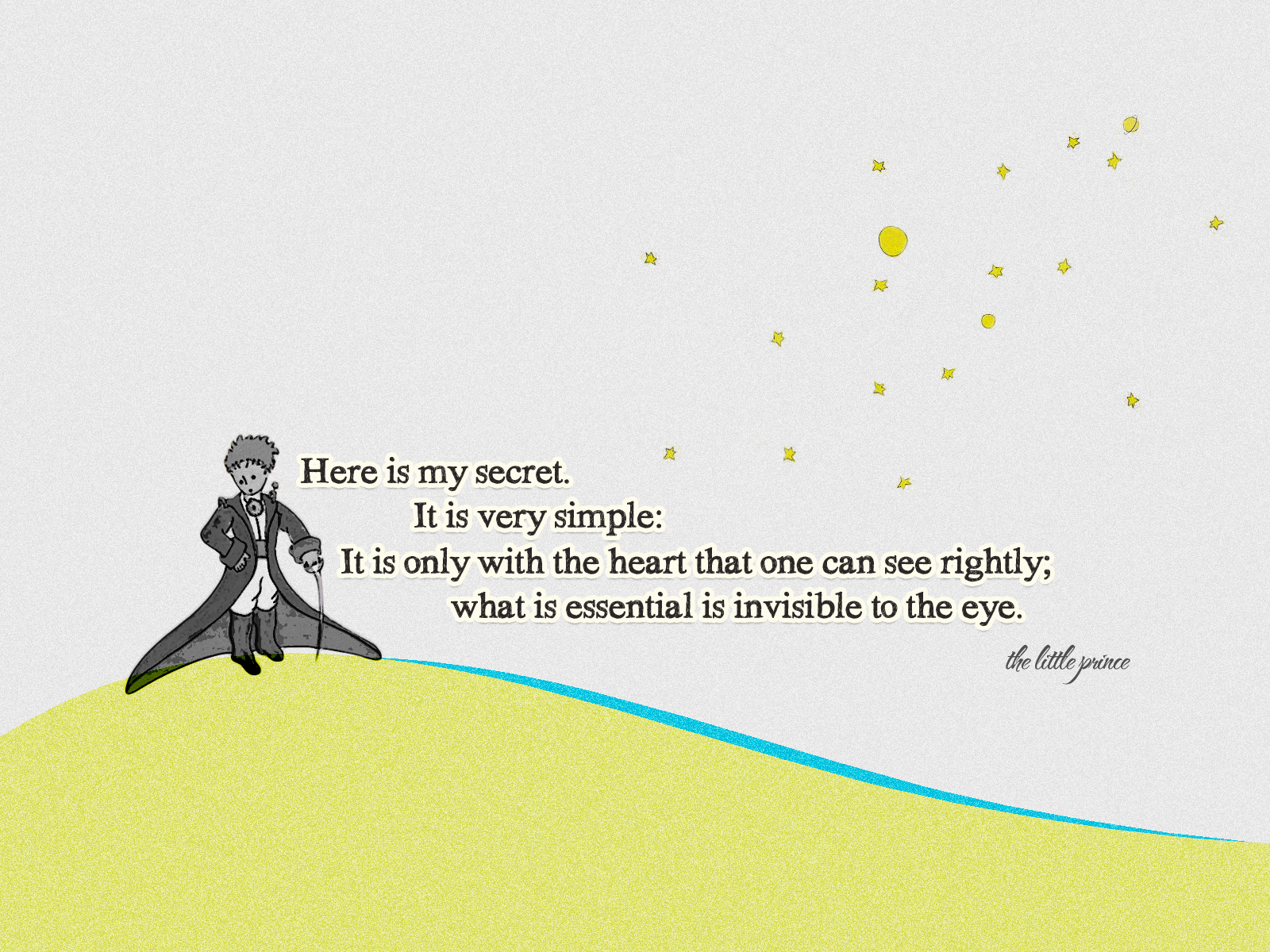 Little Prince Quotes Wallpapers