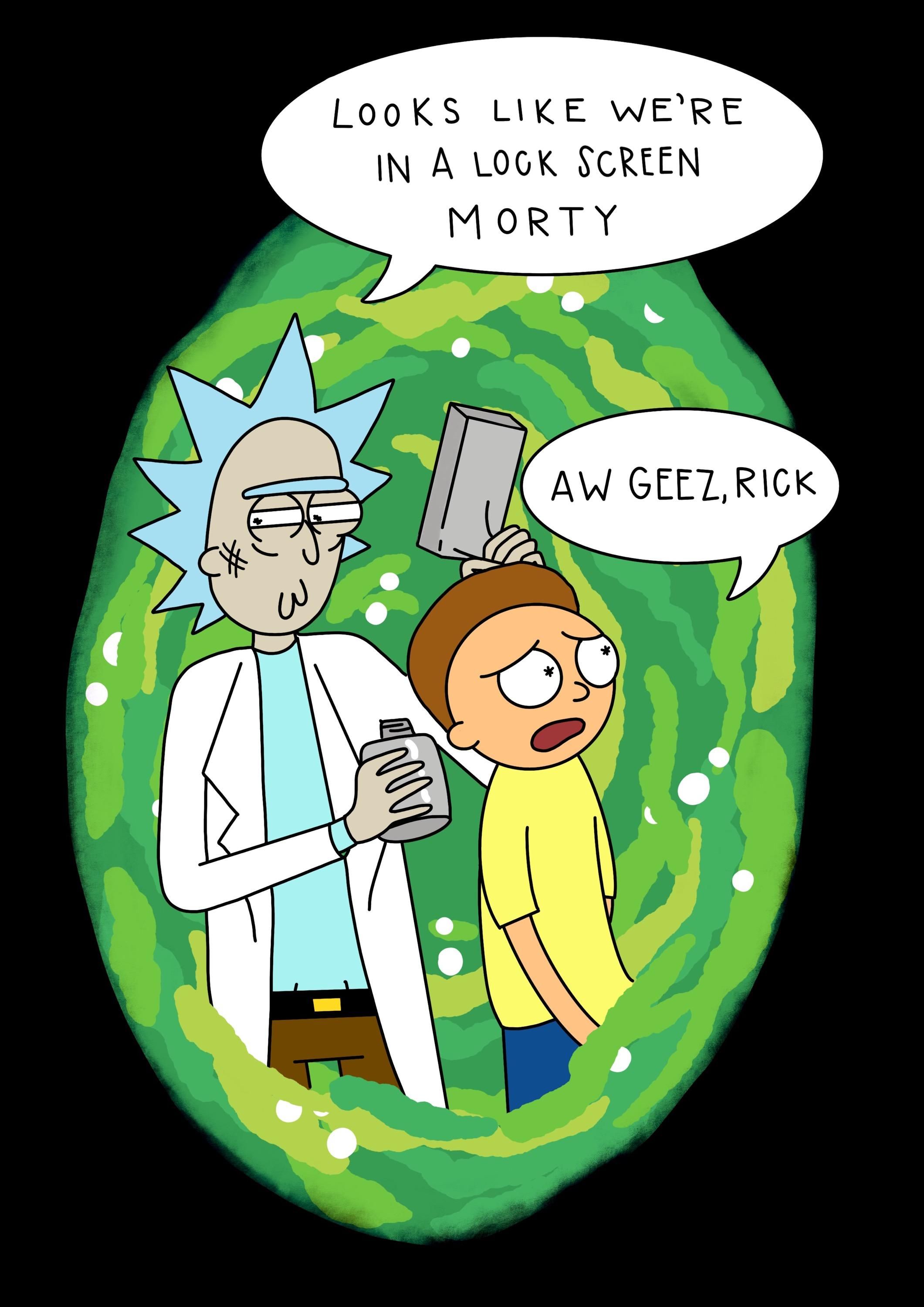 Lockscreen Rick And Morty Wallpapers