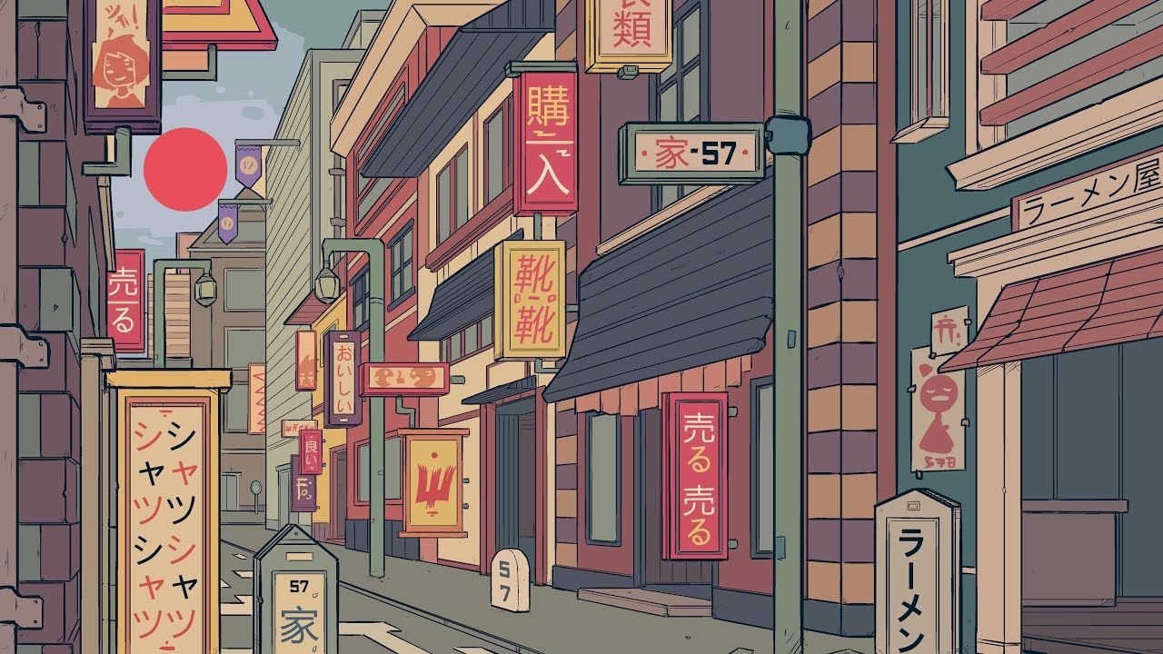 Lofi Cafe Wallpapers