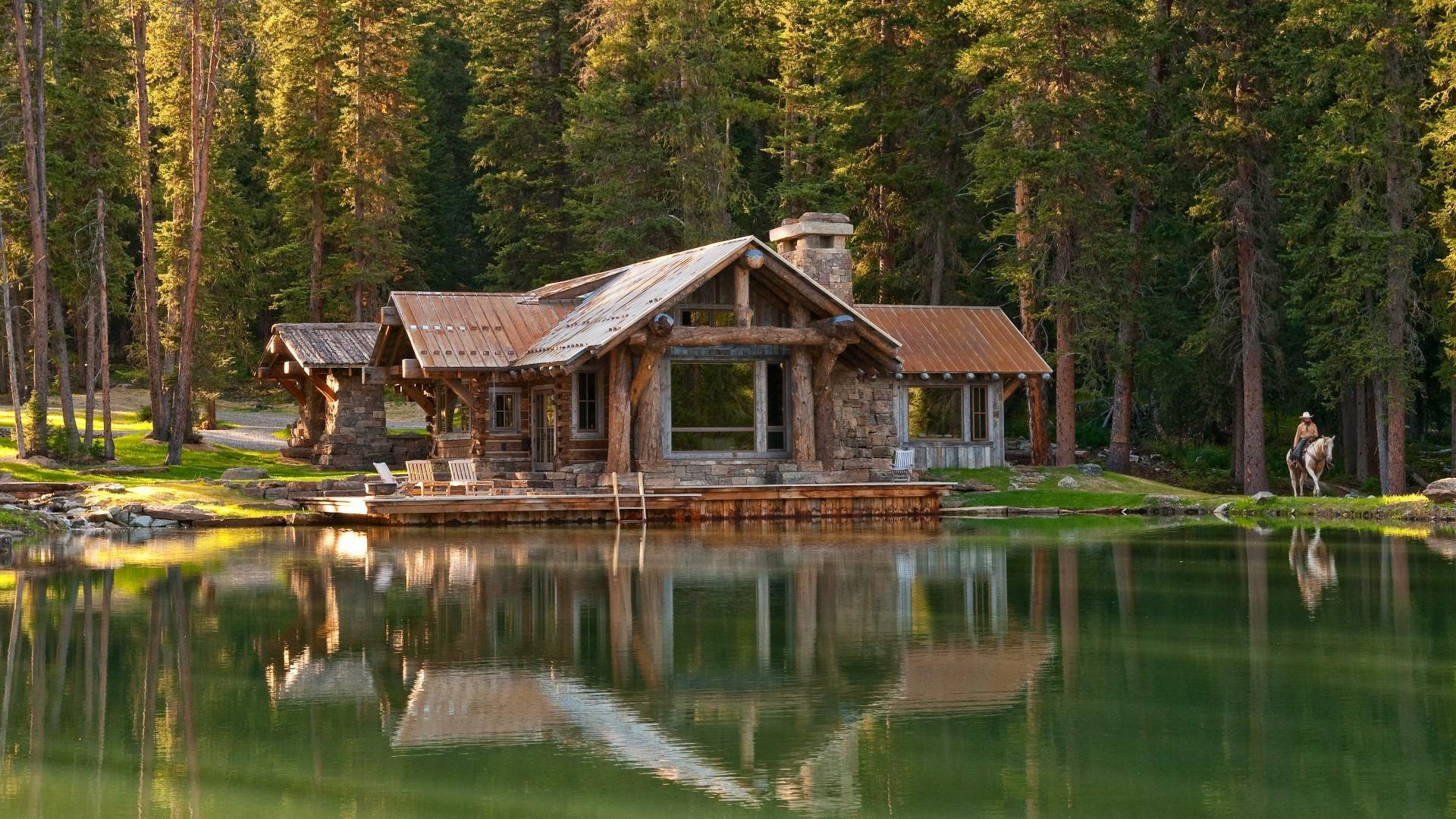 Log Cabin Wallpapers