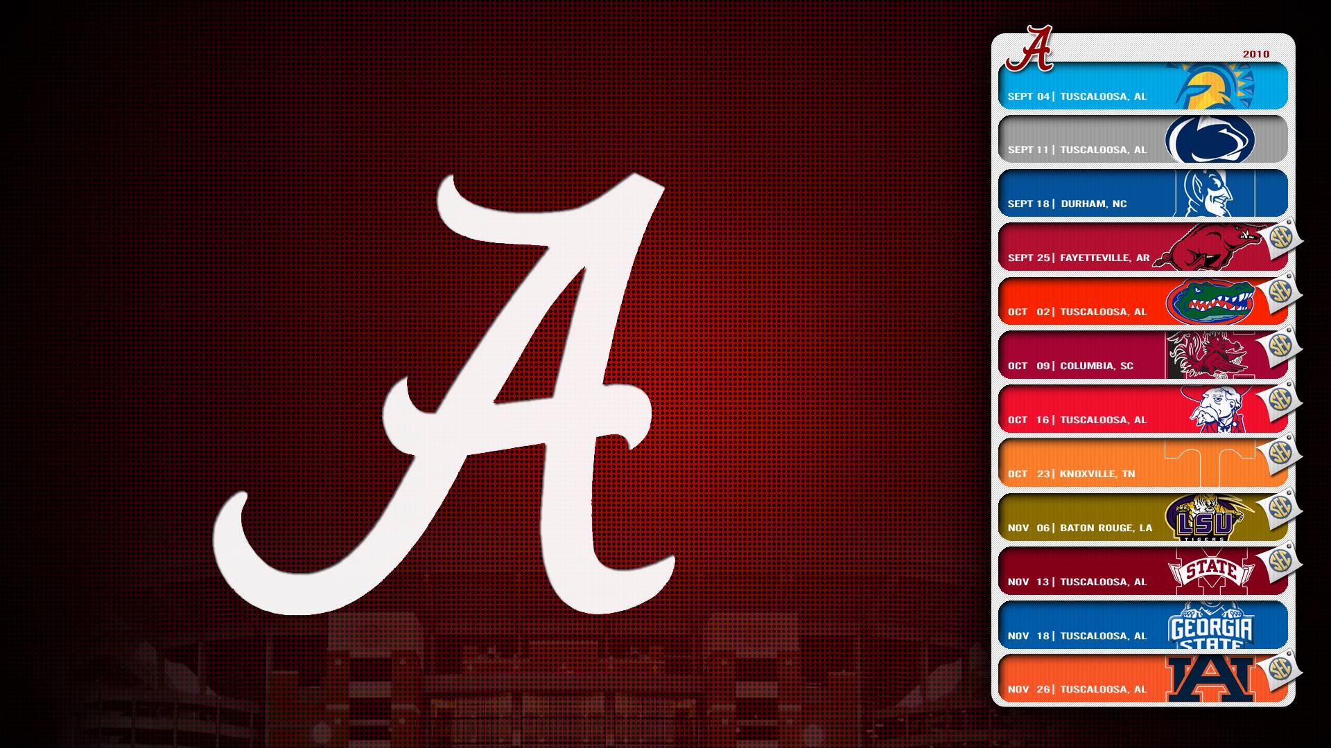 Logo Alabama Football Wallpapers