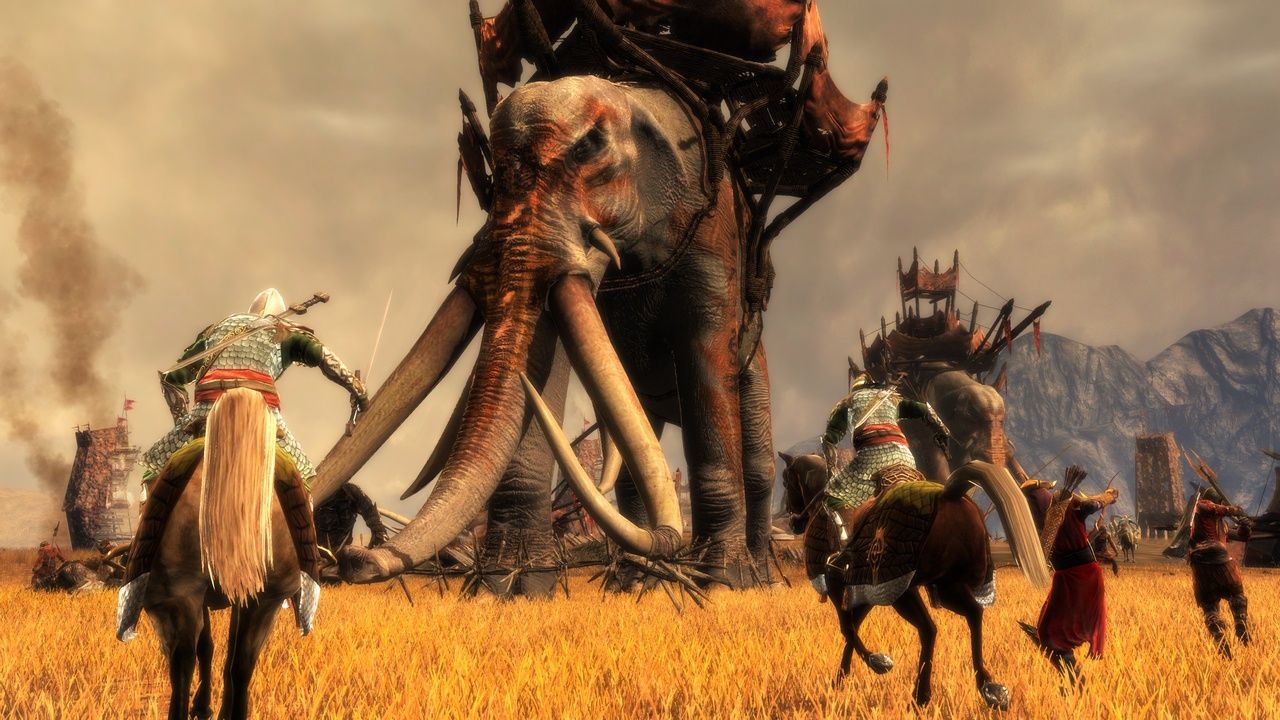 Lord Of The Rings Elephant Battle Wallpapers