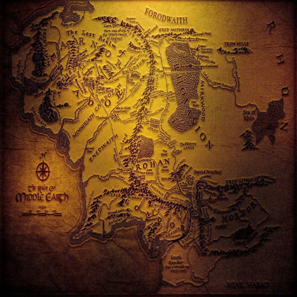 Lord Of The Rings Map Wallpapers