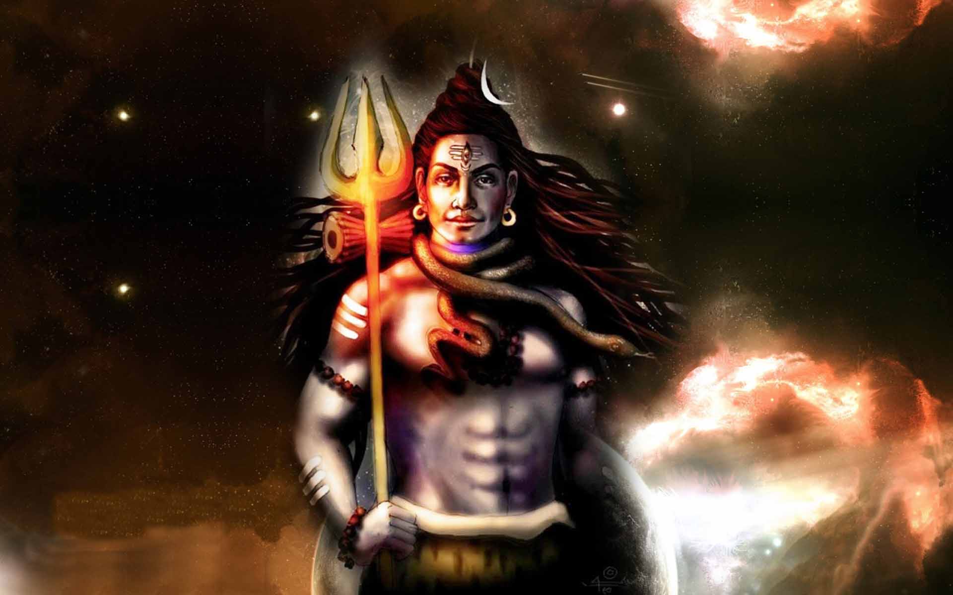 Lord Shiva Smoking Chillum Wallpapers