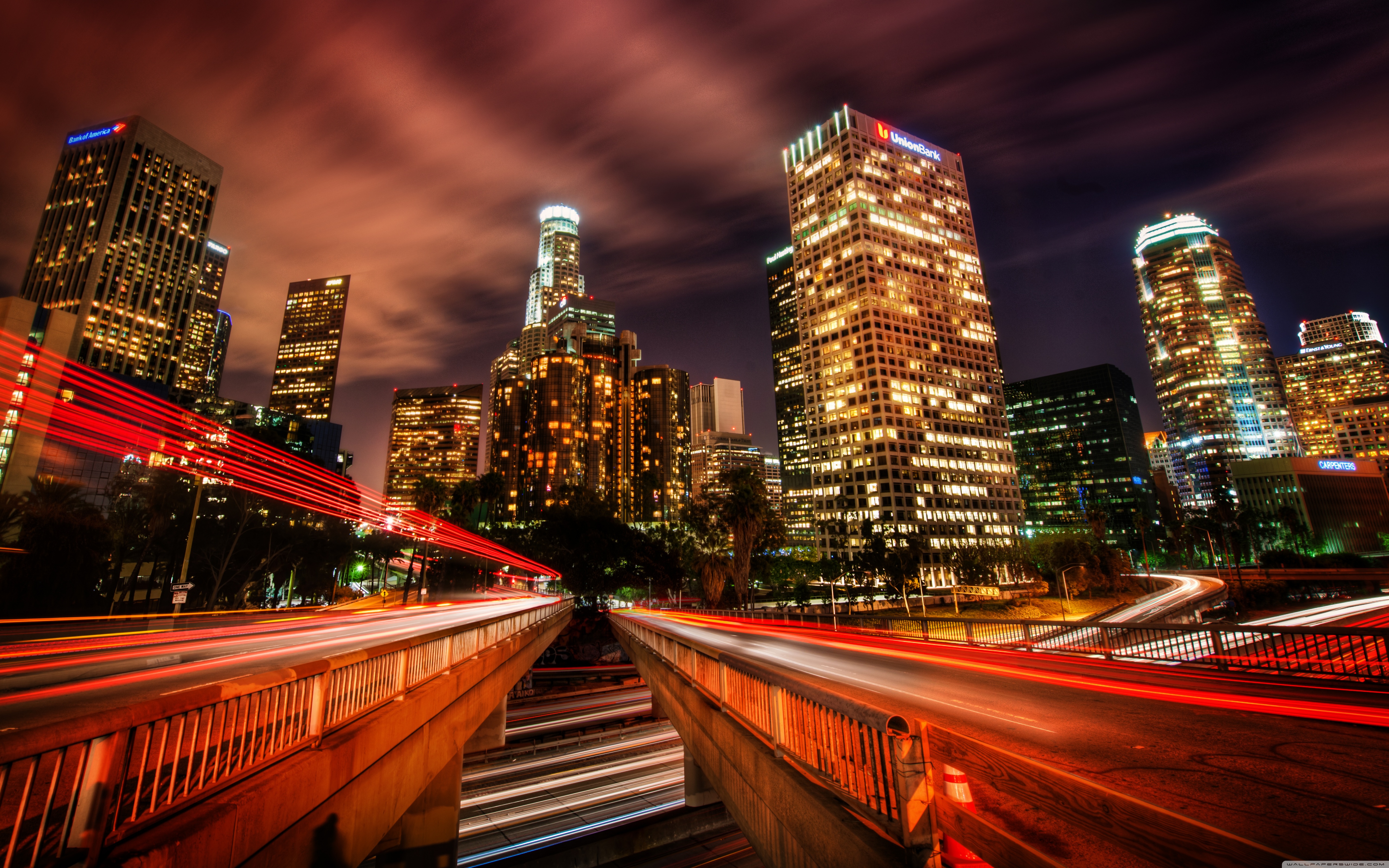 Los Angeles Night Wallpapers