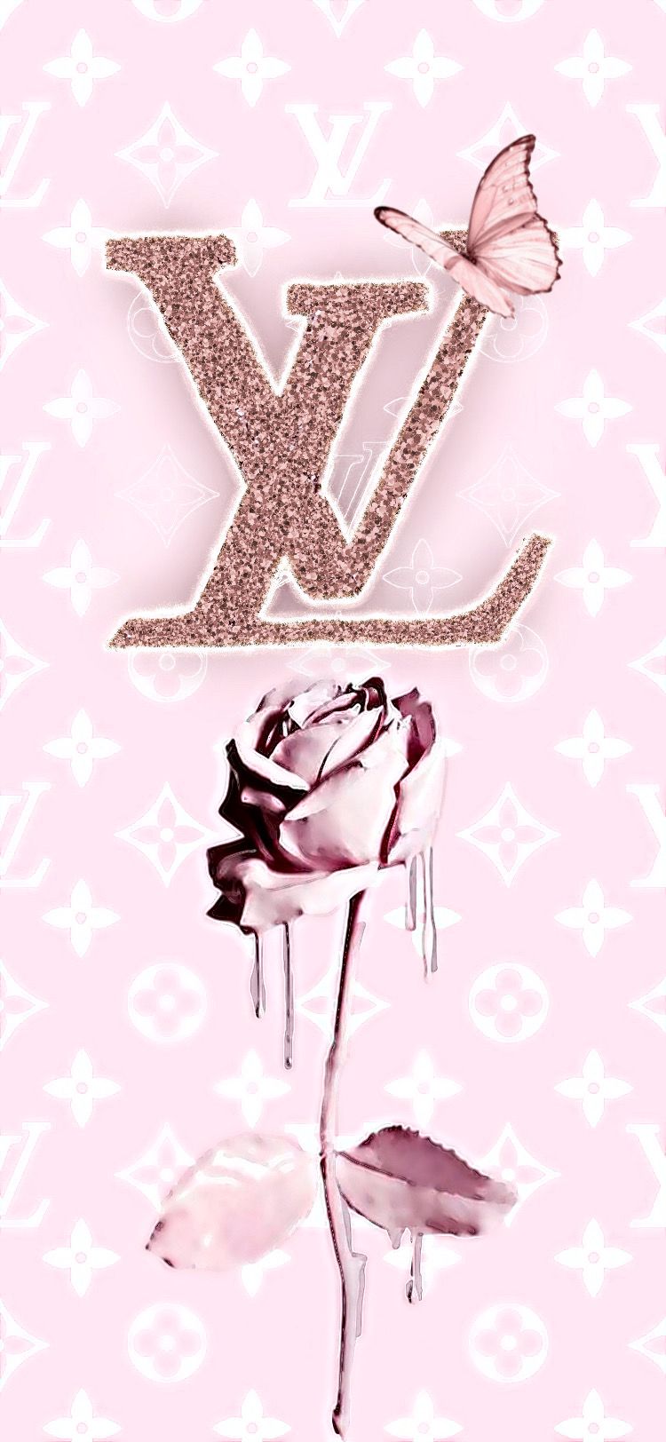 Louis Vuitton Rose Gold Wallpapers