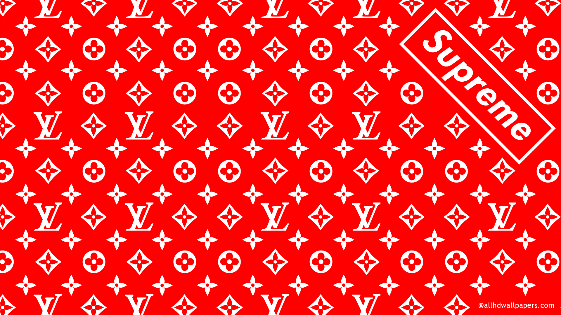 Louis Vuitton Supreme Logo Wallpapers