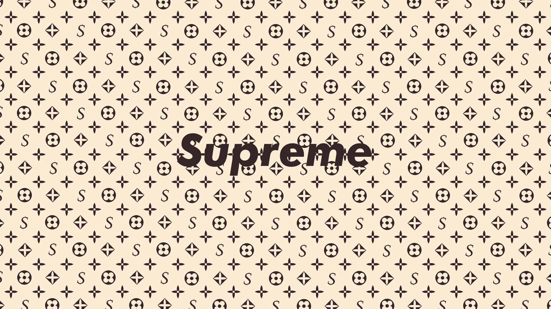 Louis Vuitton Supreme Logo Wallpapers