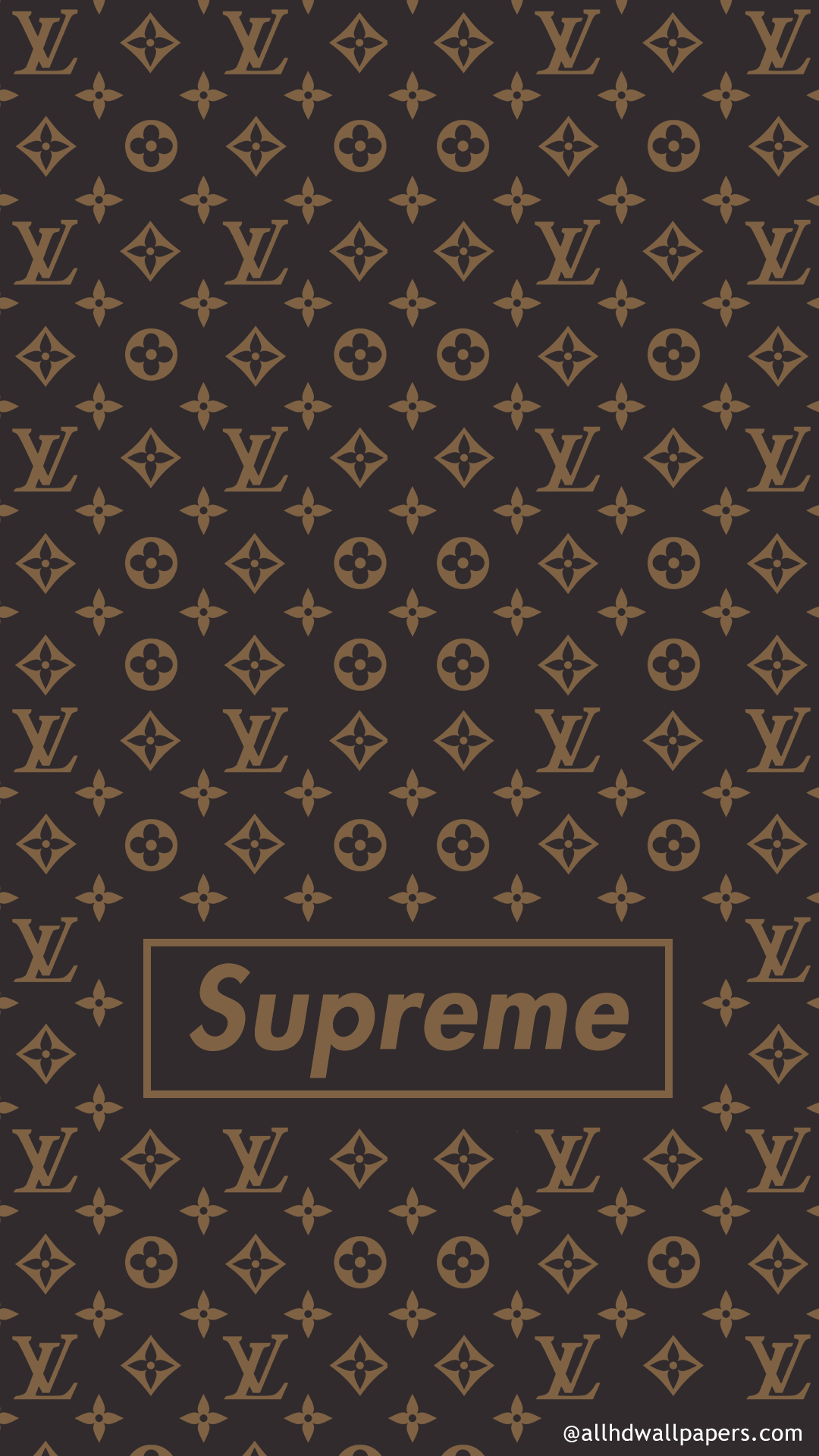 Louis Vuitton Supreme Logo Wallpapers