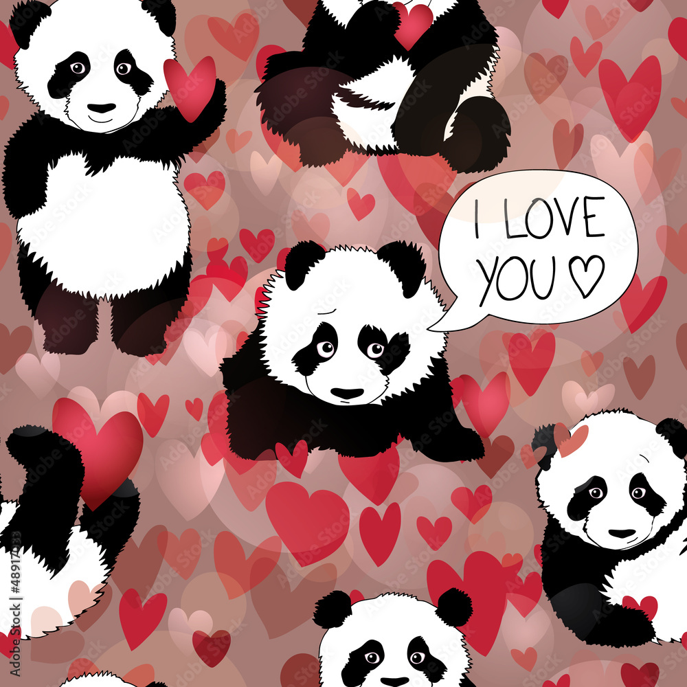 Love Panda Images Wallpapers