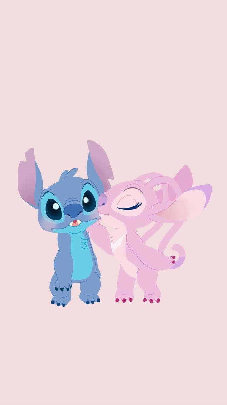 Love Stitch And Angel Wallpapers