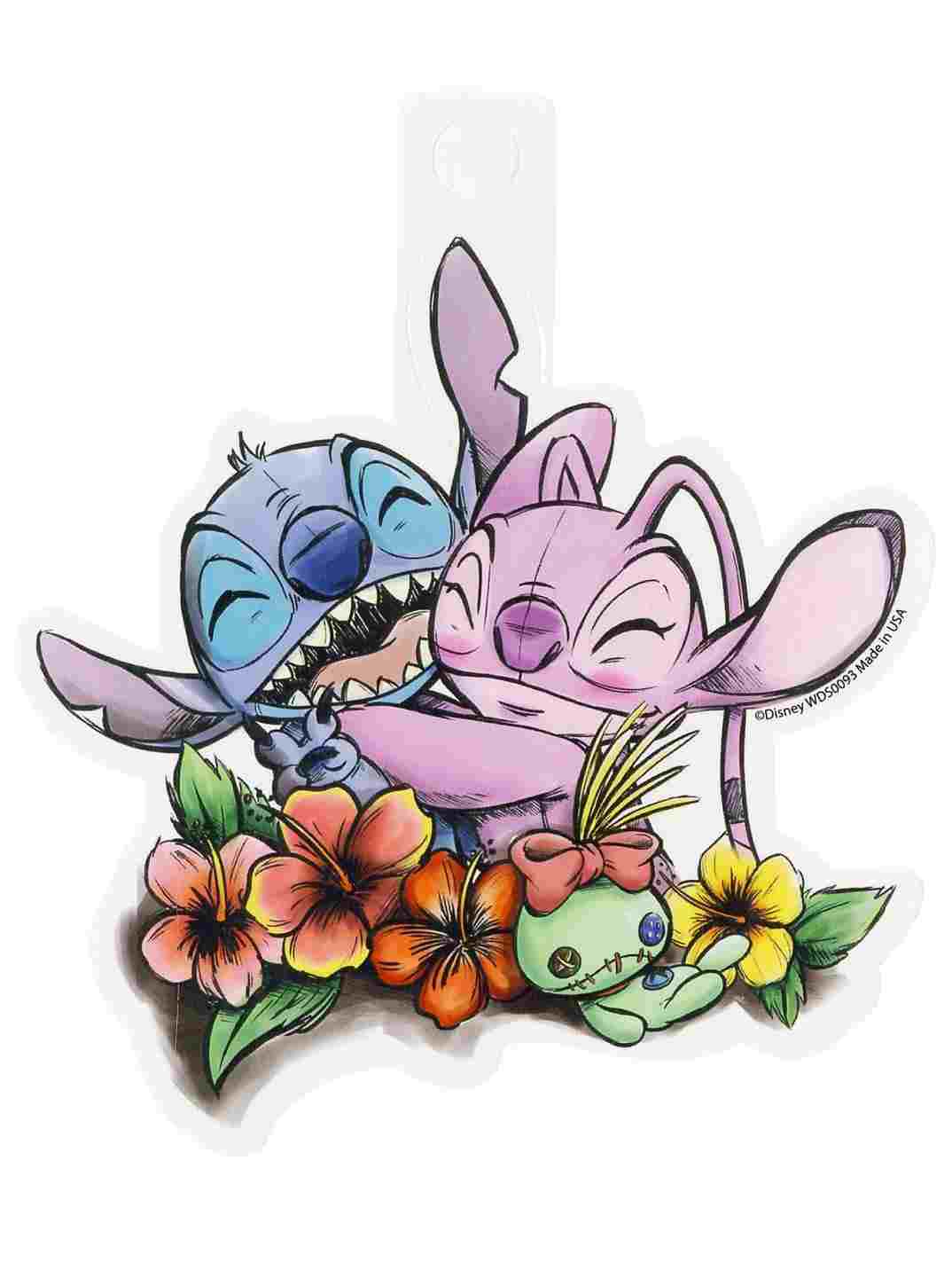 Love Stitch And Angel Wallpapers