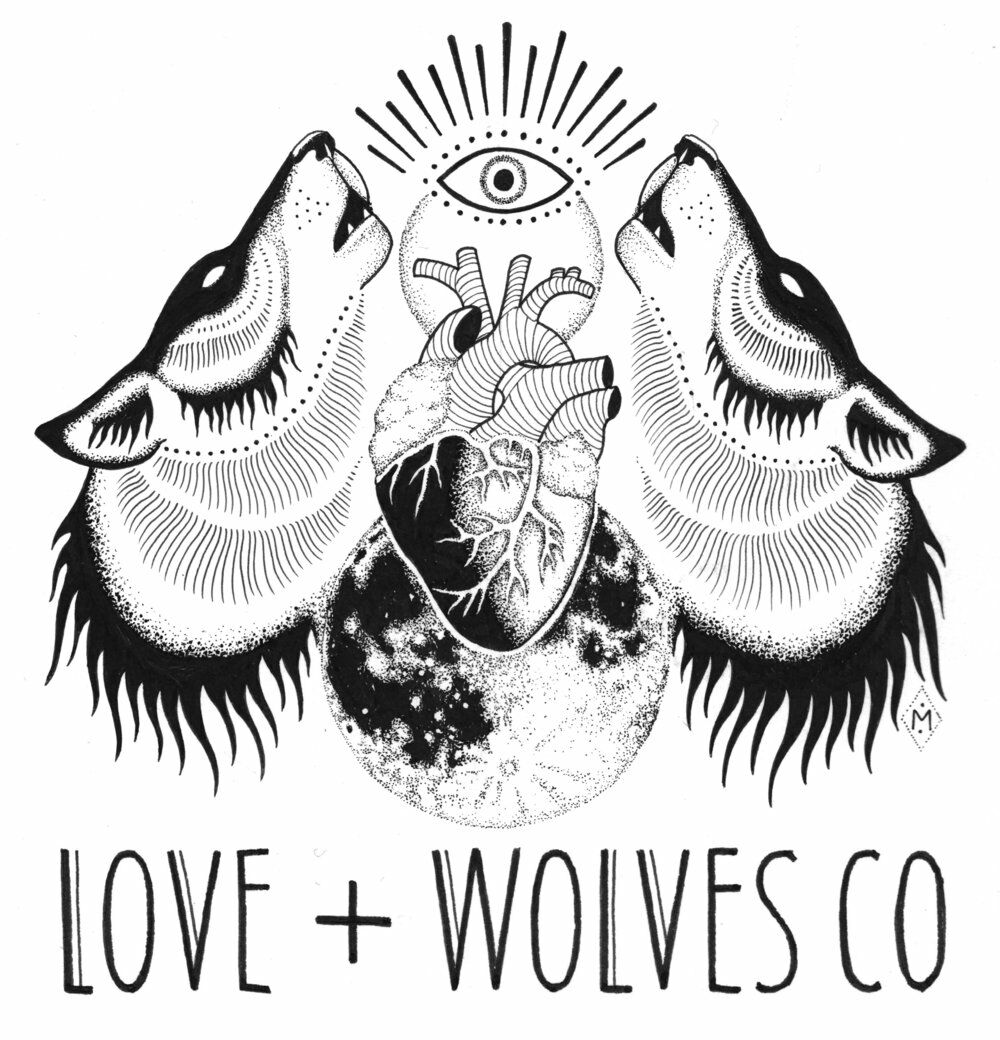 Love Wolf Couple Wallpapers