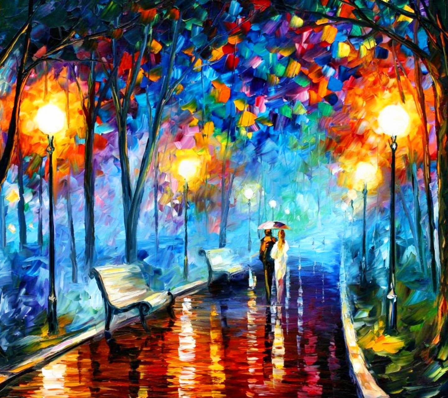 Lovers Painting Images Wallpapers