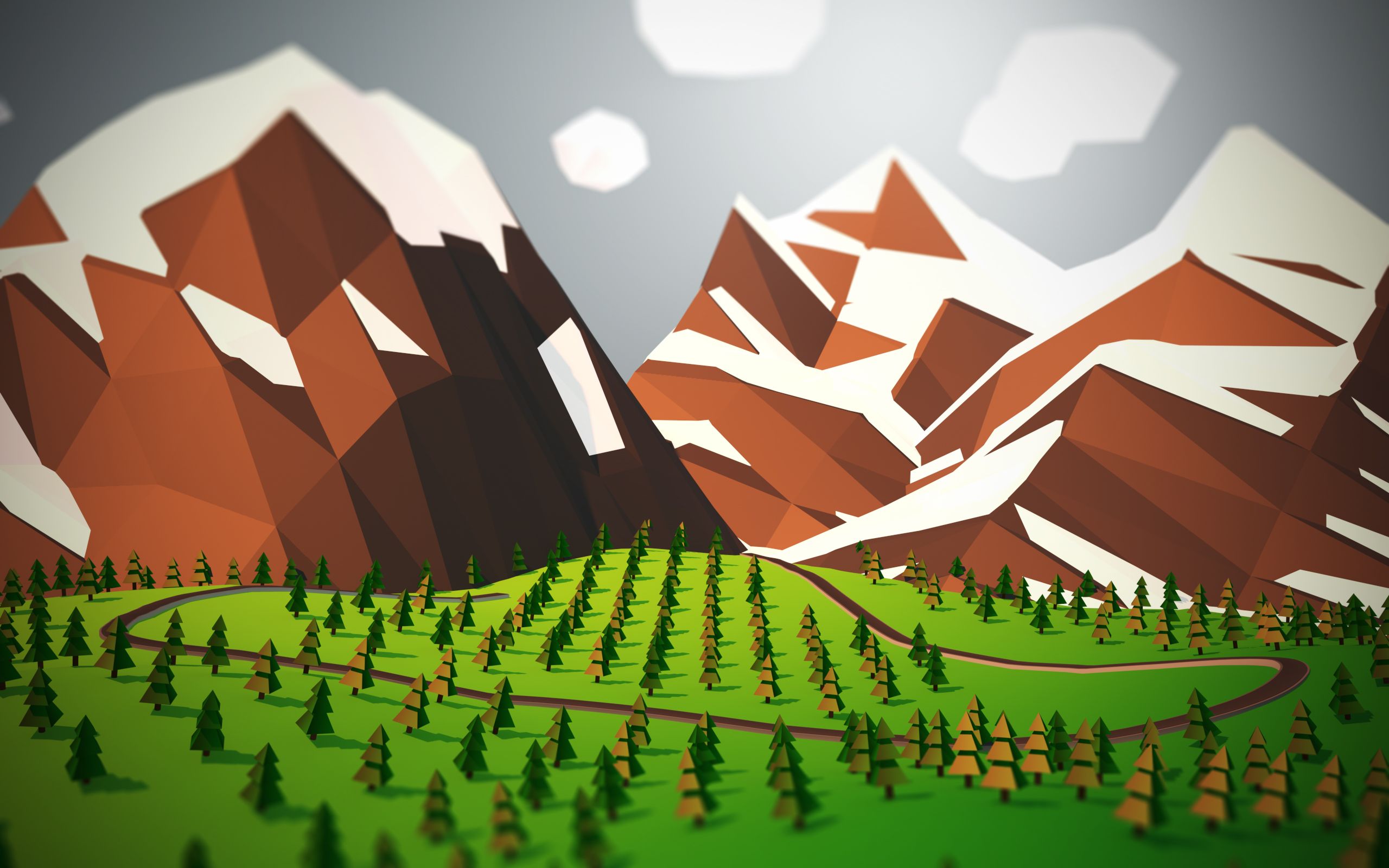 Low Poly Desktop Wallpapers