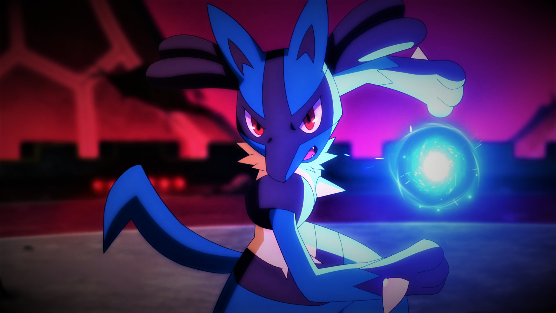 Lucario Aura Sphere Wallpapers