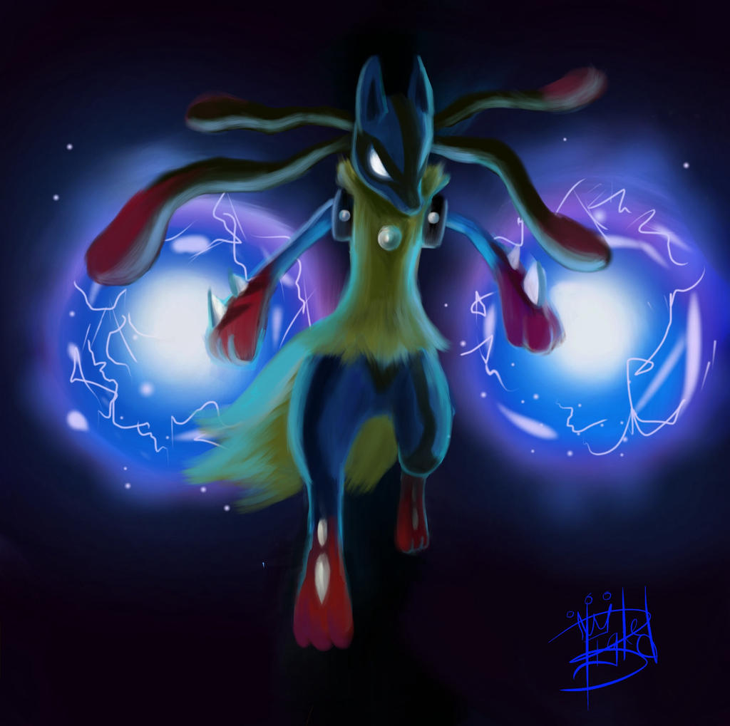 Lucario Aura Sphere Wallpapers