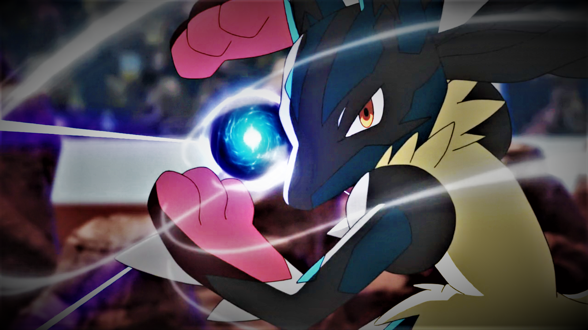 Lucario Aura Sphere Wallpapers