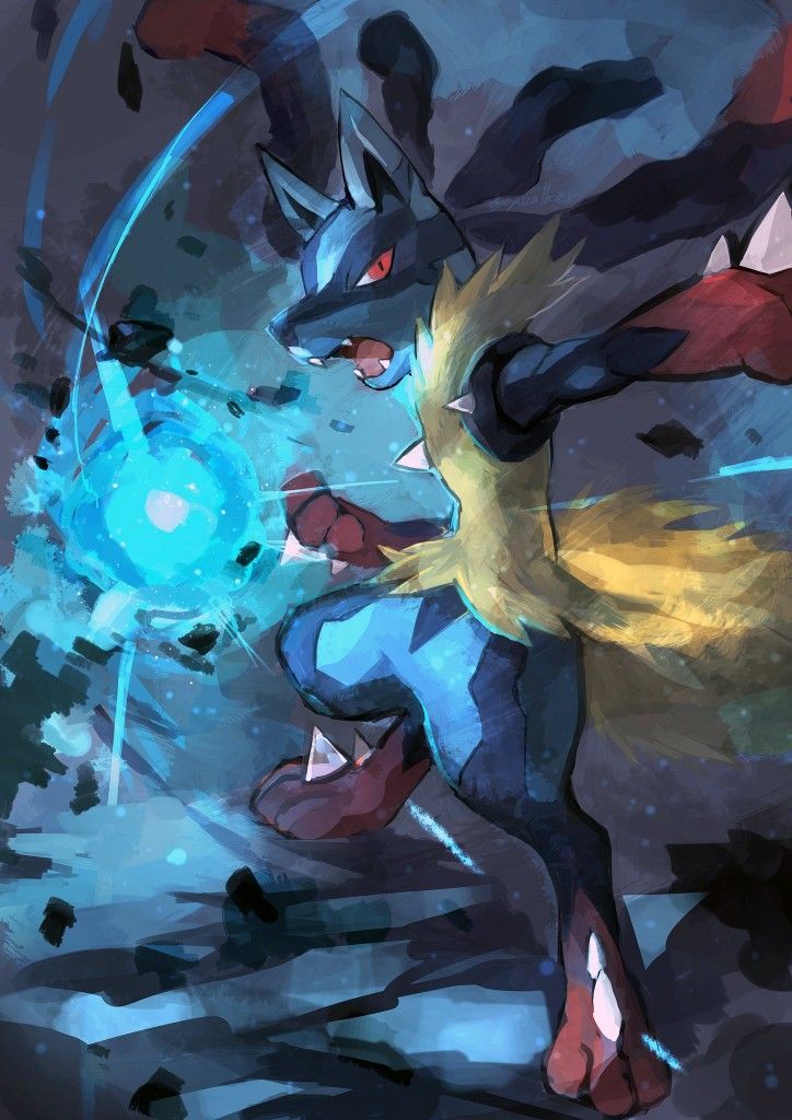 Lucario Aura Sphere Wallpapers