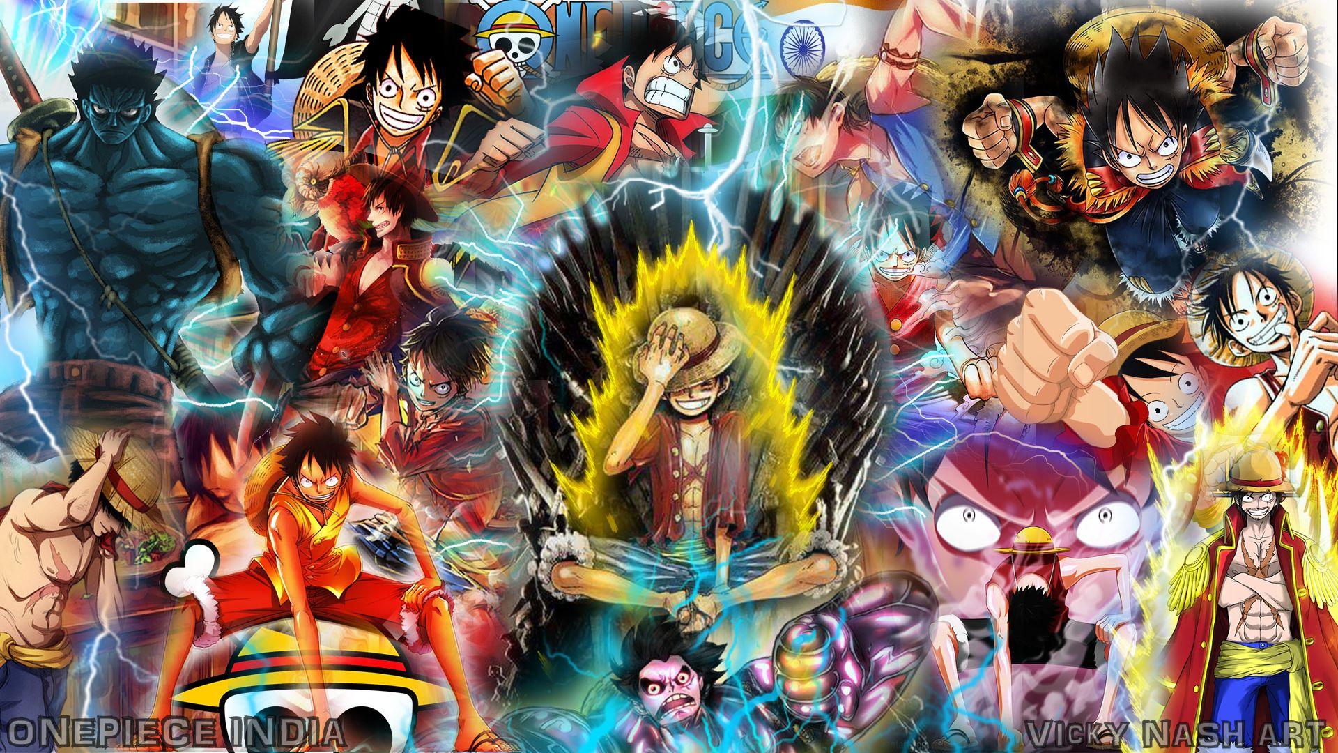 Luffy Goku Naruto Wallpapers