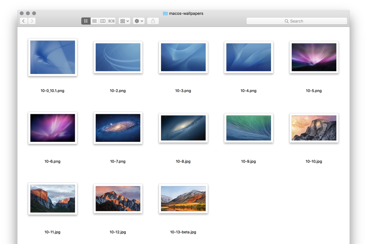 Macbook Default Wallpapers