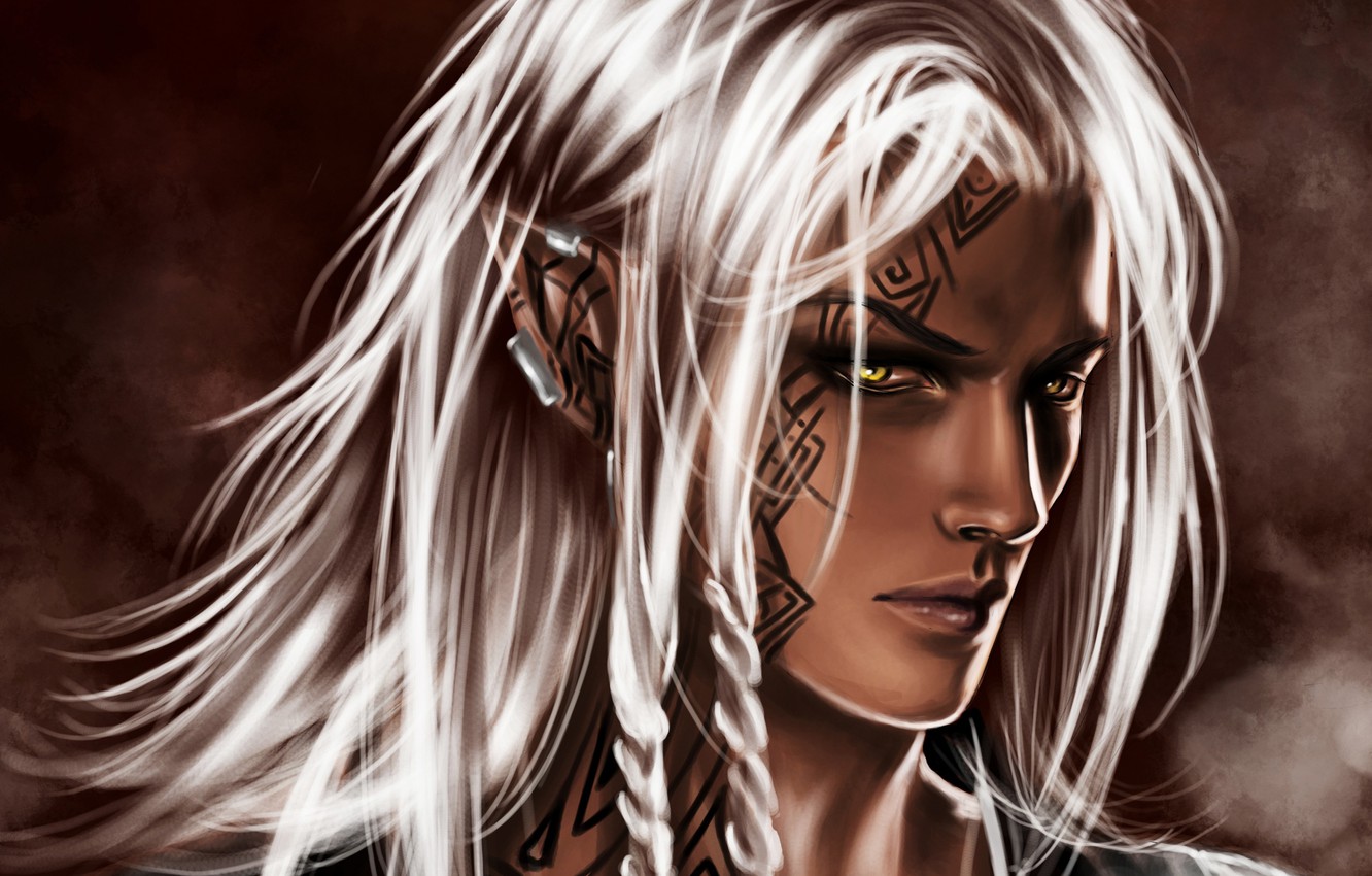 Male Elf White Hair Wallpapers