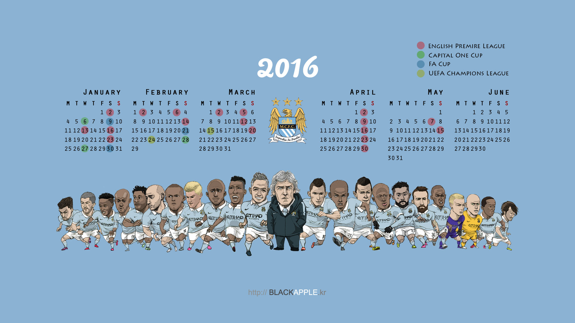 Manchester City 2016 Wallpapers