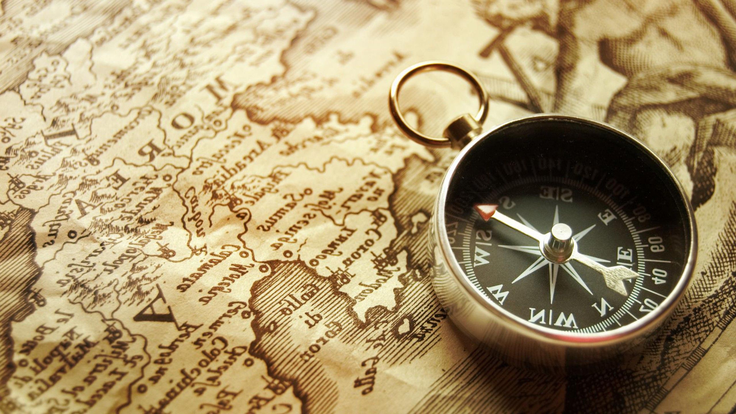 Map And Compass Photography Wallpapers