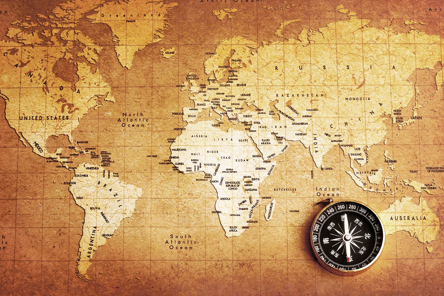 Map And Compass Photography Wallpapers