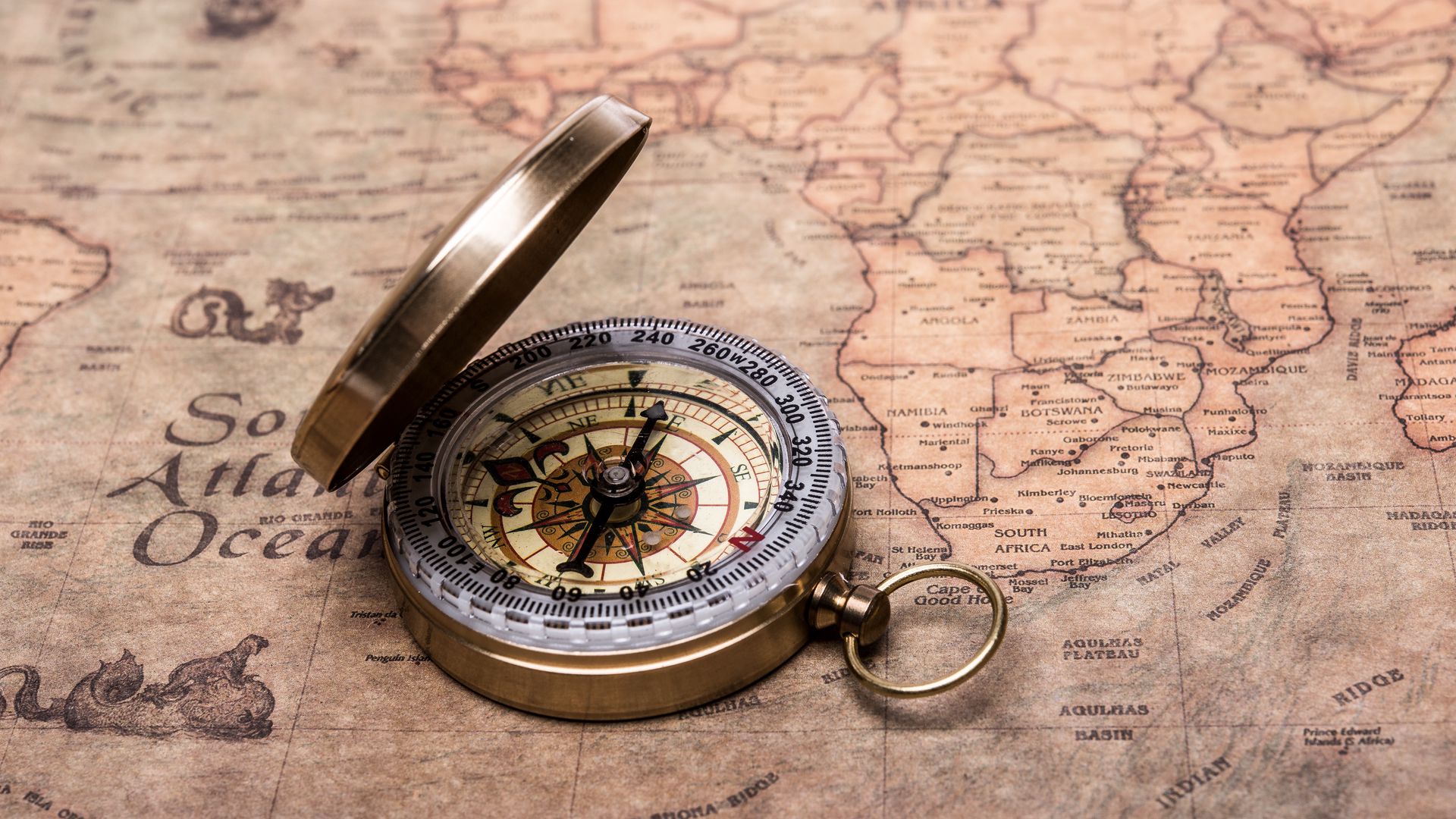 Map And Compass Photography Wallpapers