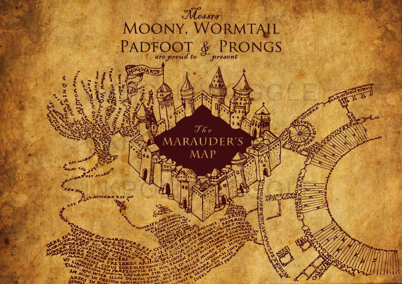 Marauders Map Svg Wallpapers