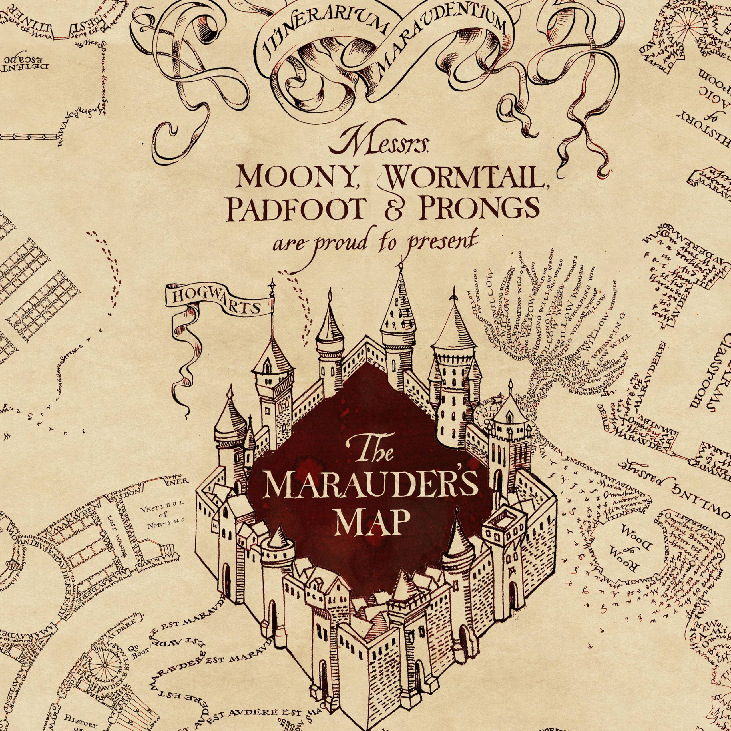 Marauders Map Svg Wallpapers