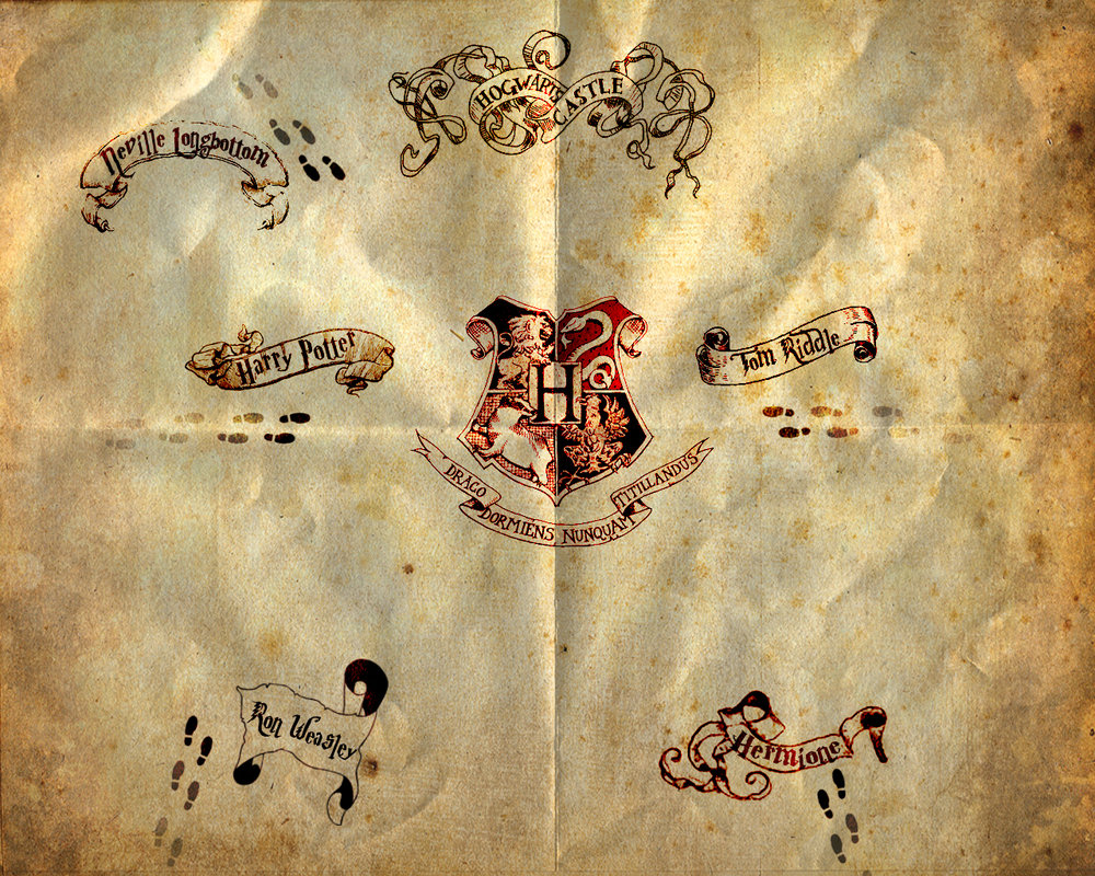 Marauders Map Svg Wallpapers