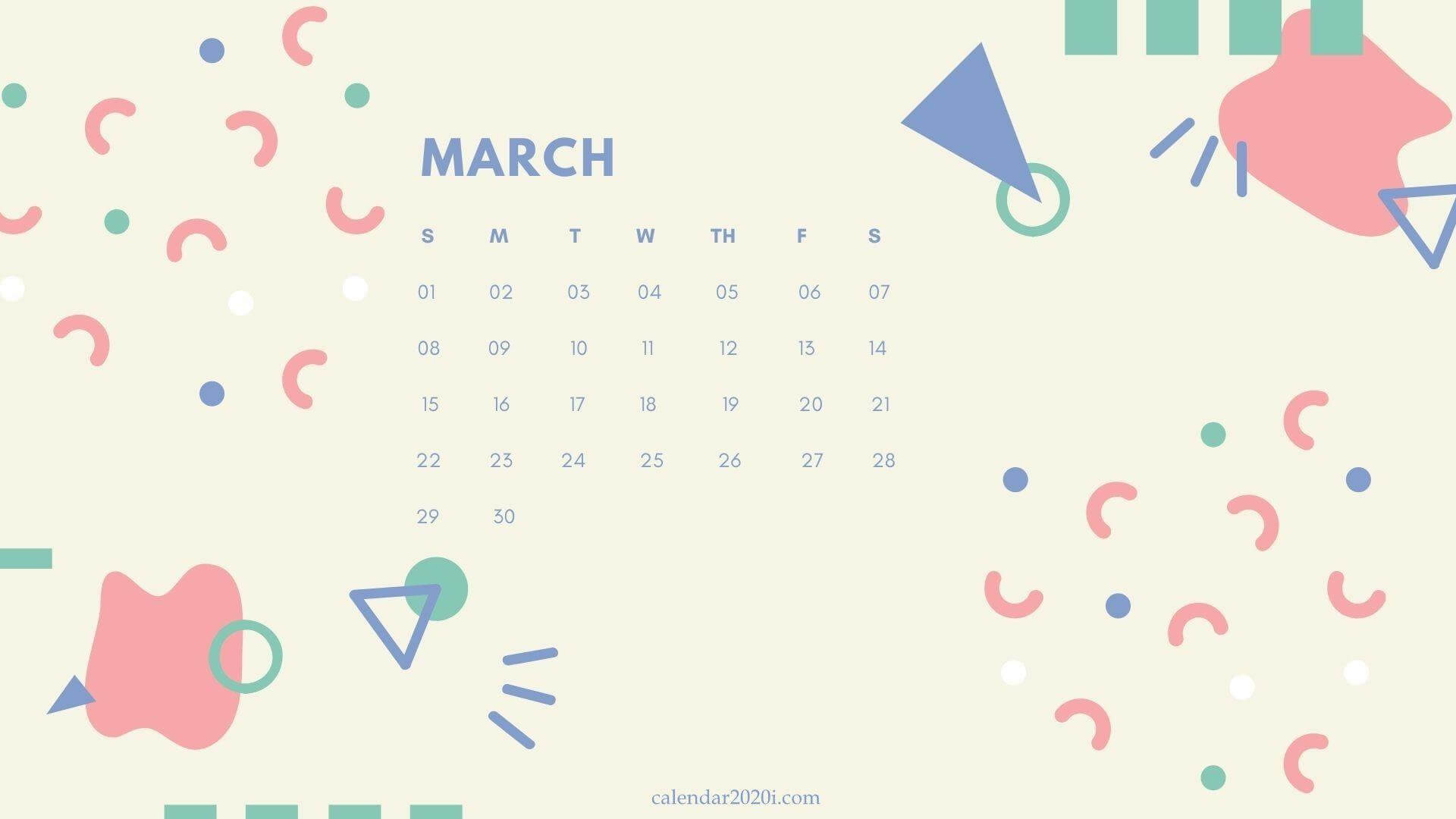 March 2021 Calendar Wallpapers