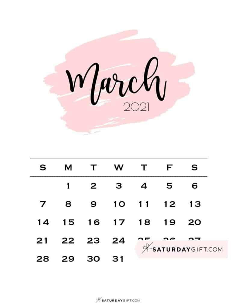 March 2021 Calendar Wallpapers