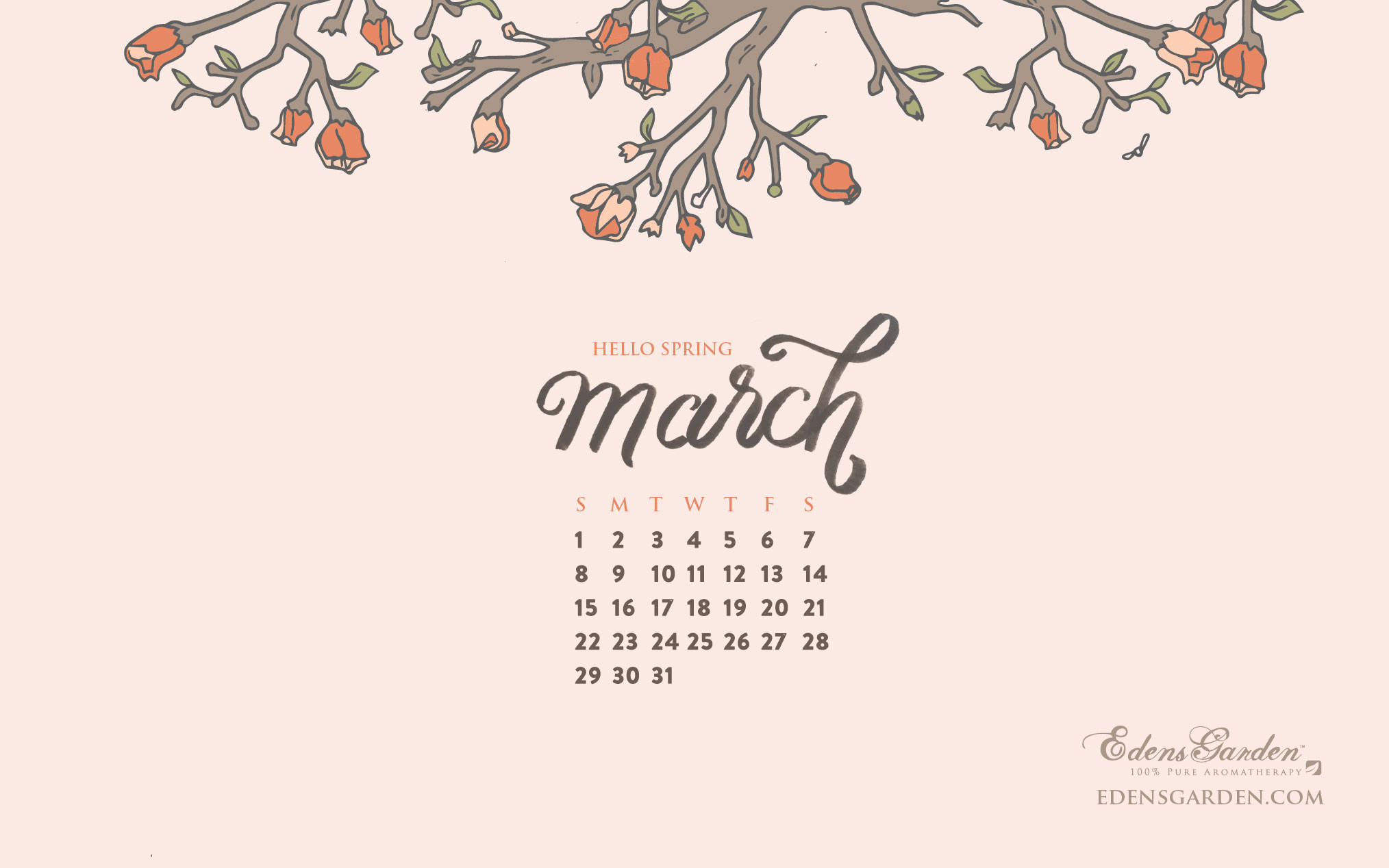 March Calendar Wallpapers