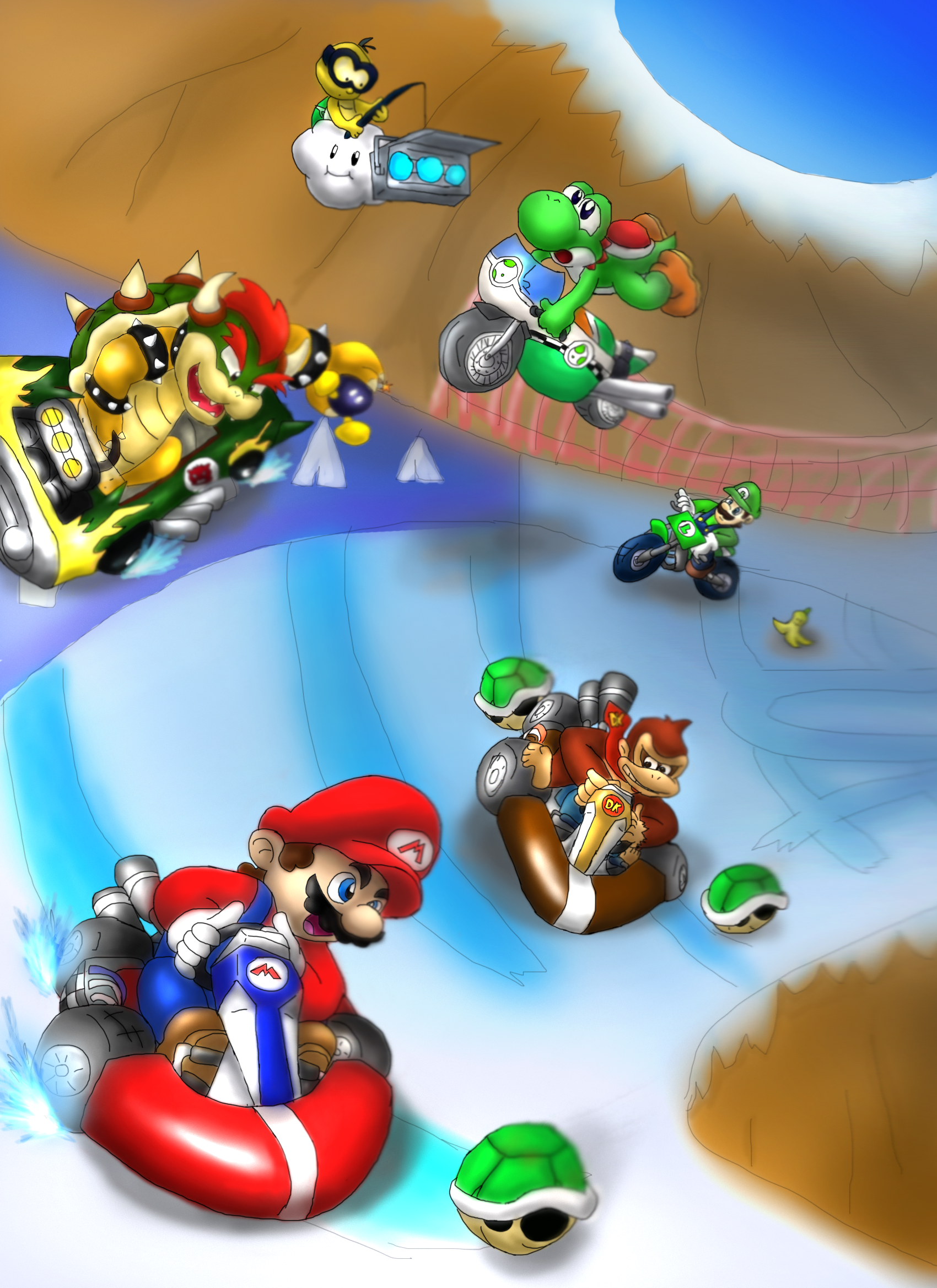 Mario Kart Iphone Wallpapers