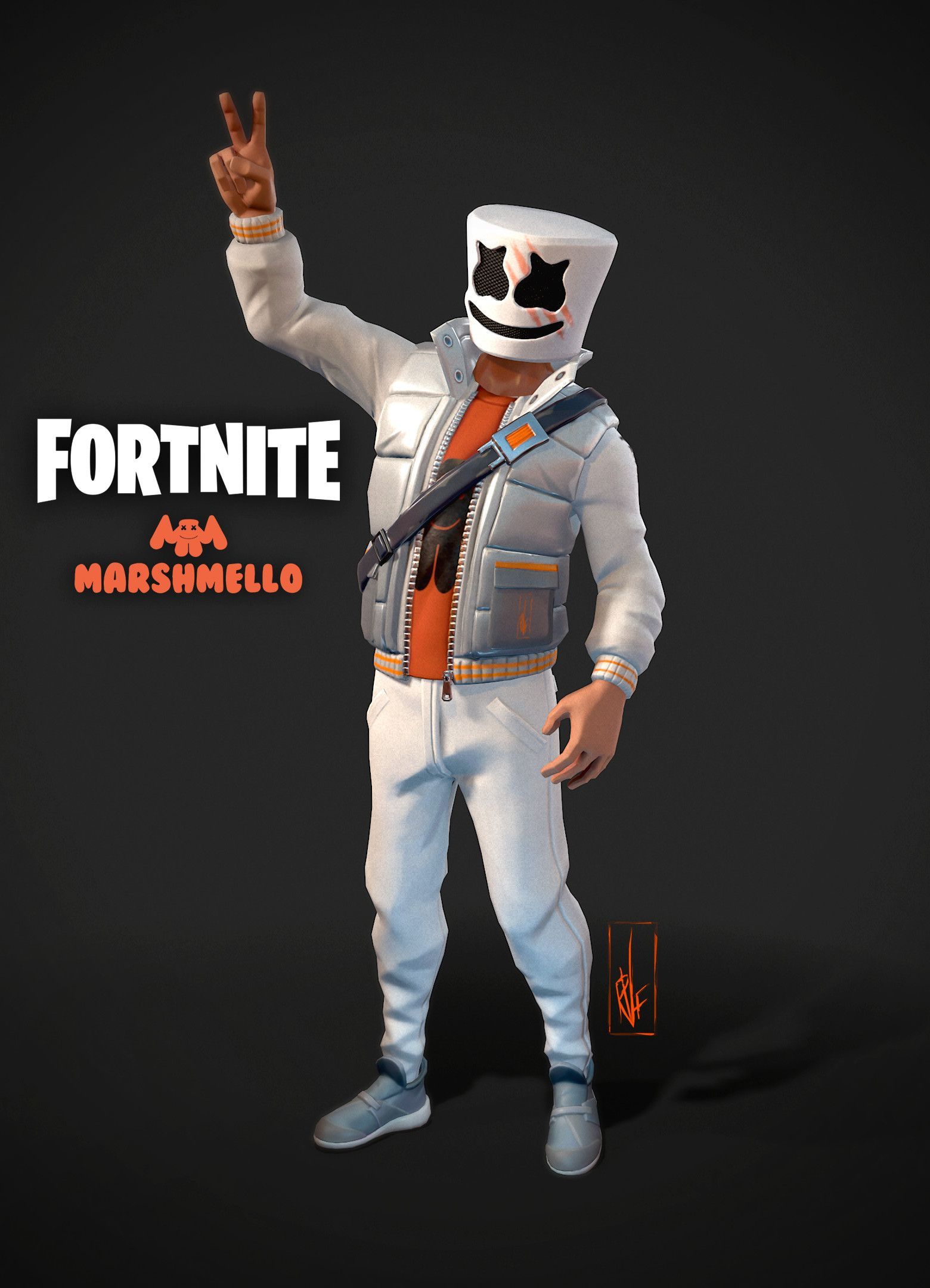 Marshmello Fortnite Clipart Wallpapers