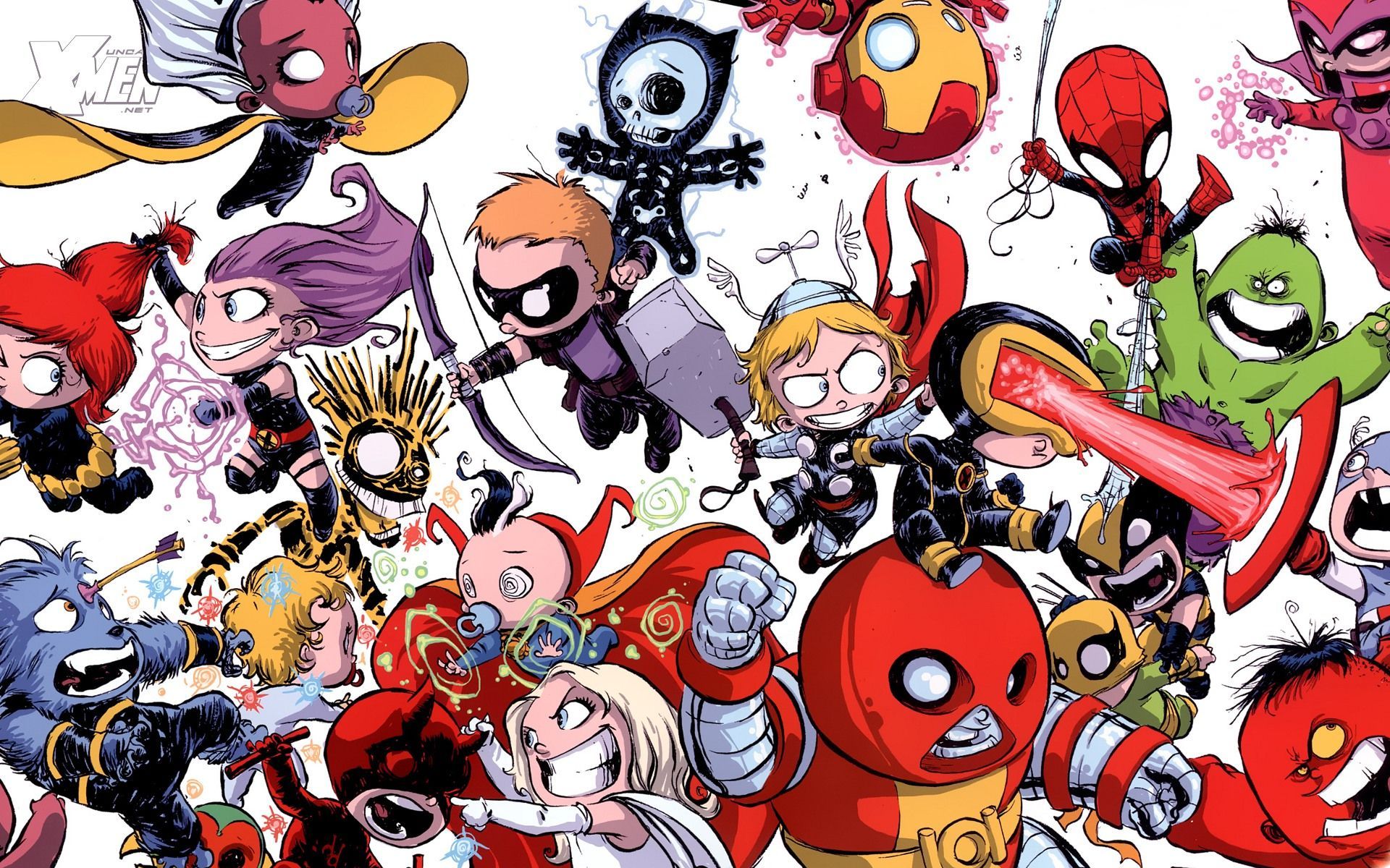 Marvel Chibi Wallpapers