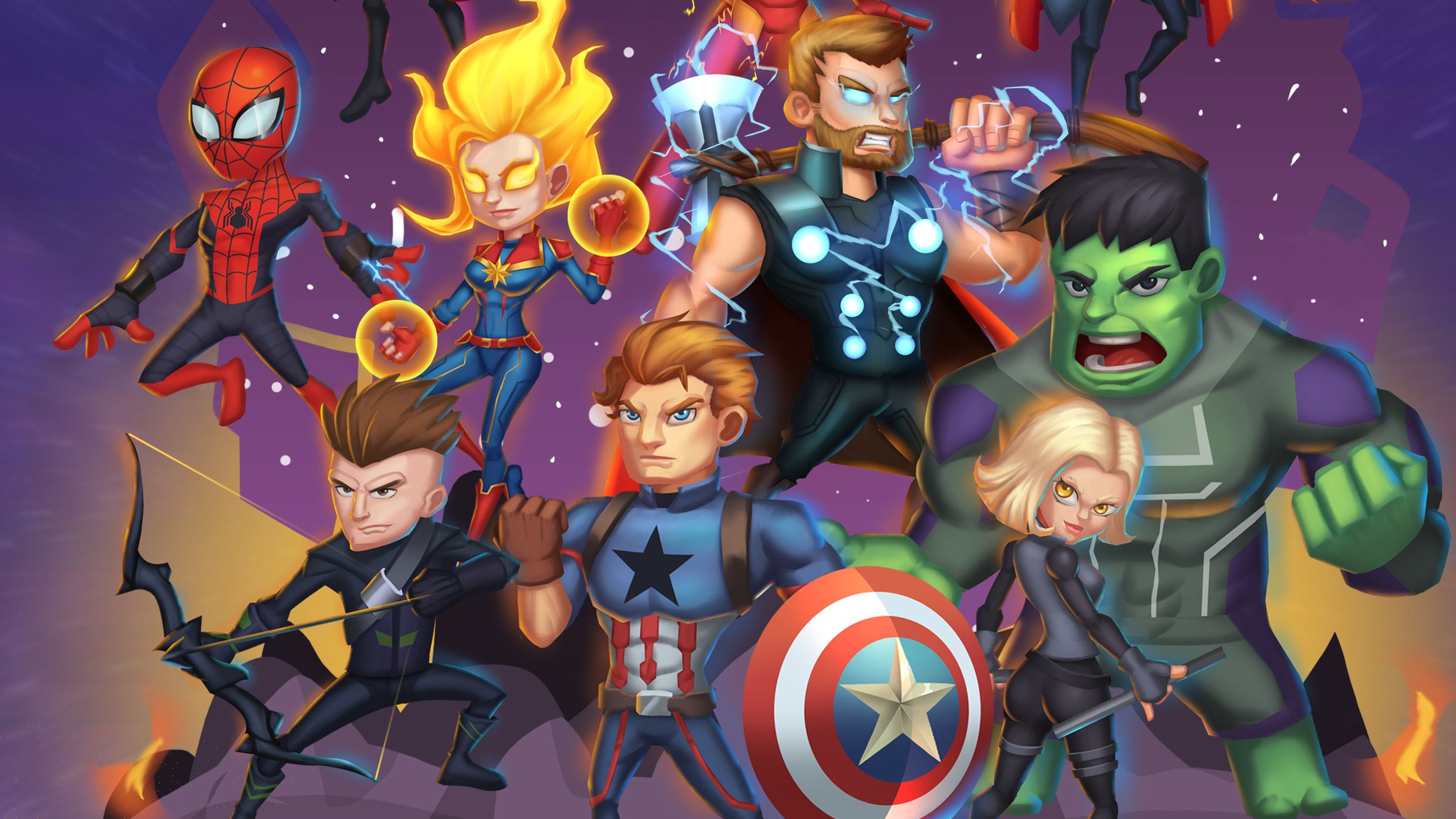 Marvel Chibi Wallpapers