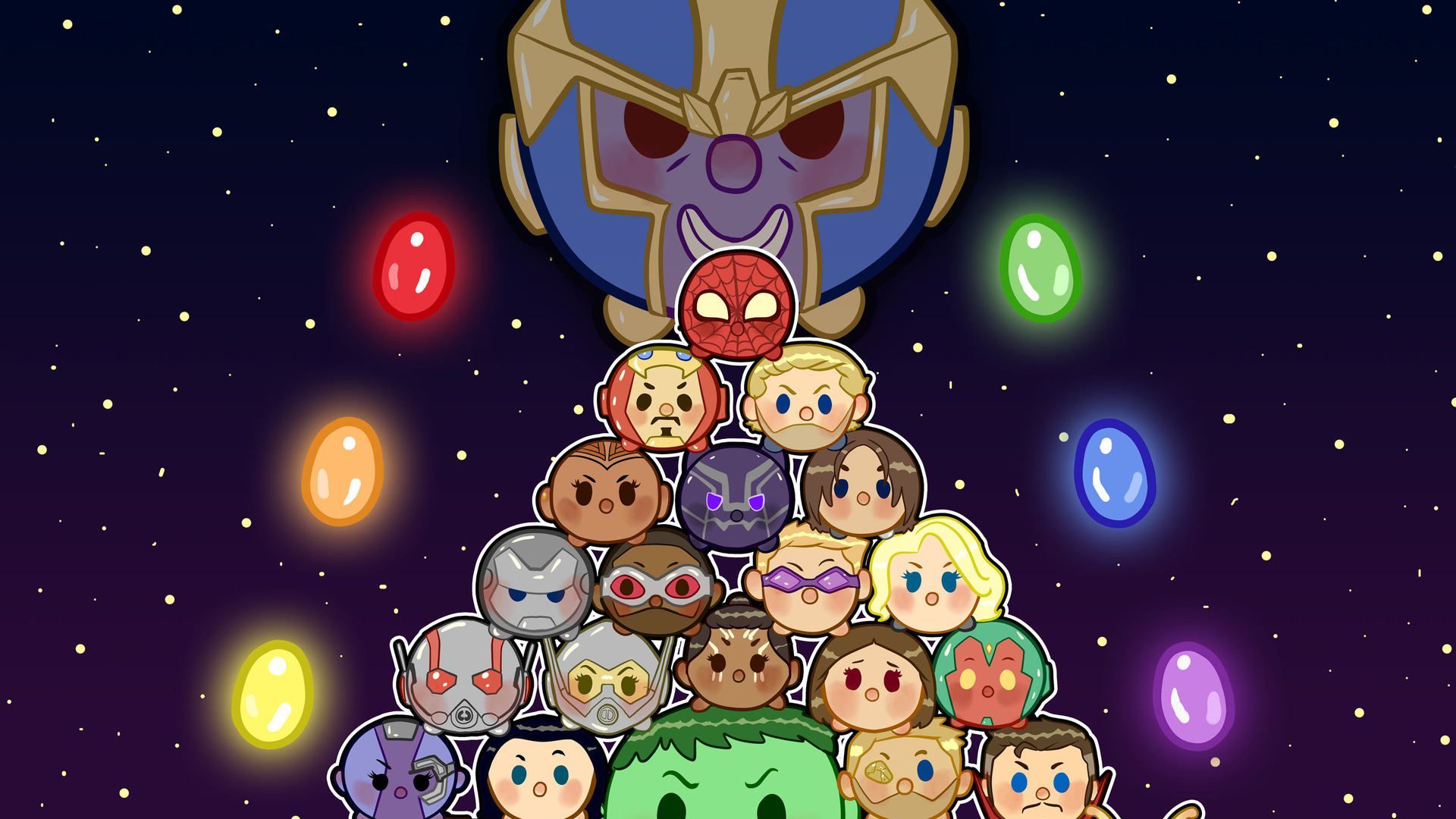 Marvel Chibi Wallpapers