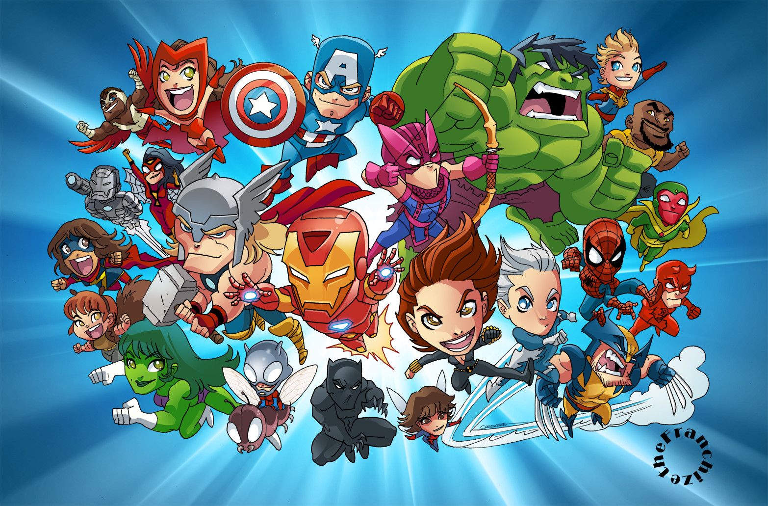 Marvel Chibi Wallpapers