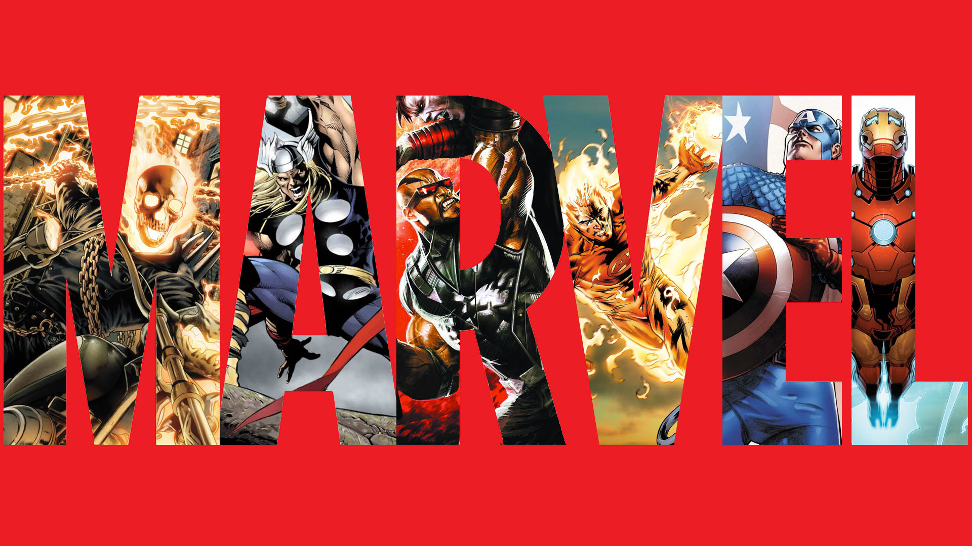 Marvel Collage Wallpapers