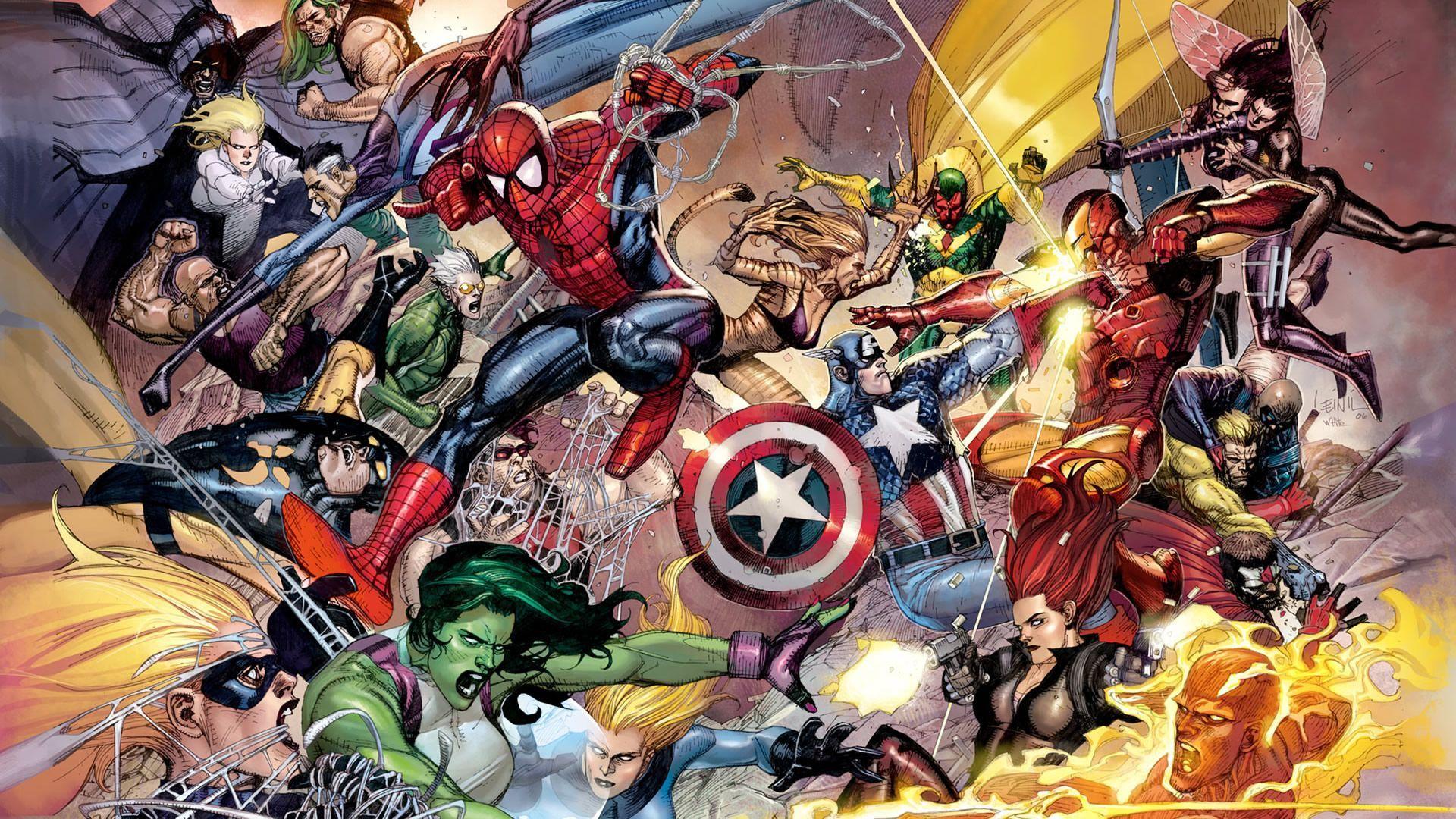 Marvel Universe 1920X1080 Wallpapers