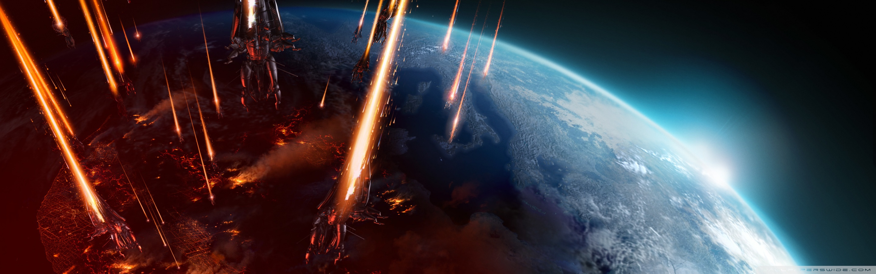 Mass Effect Dual Monitor Wallpapers