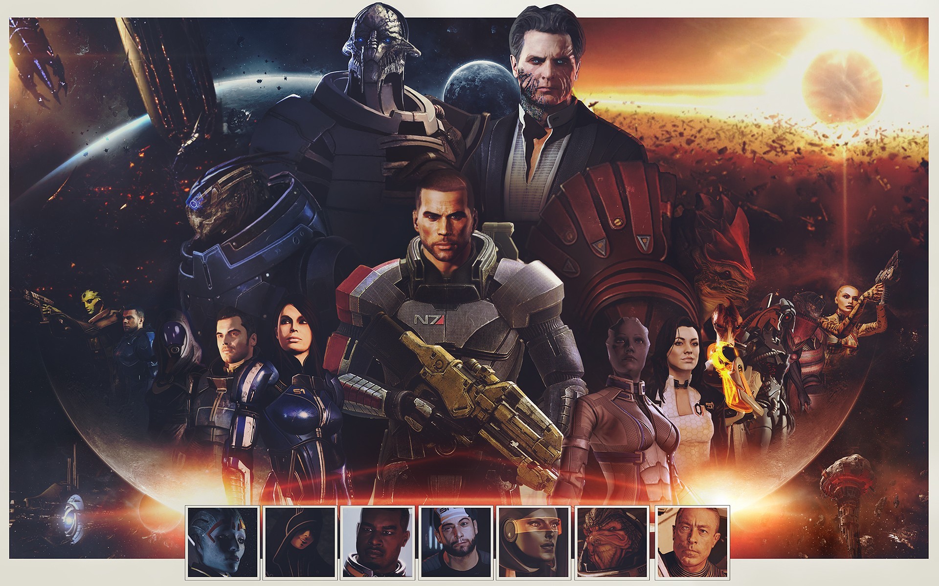 Mass Effect Shepard Wallpapers