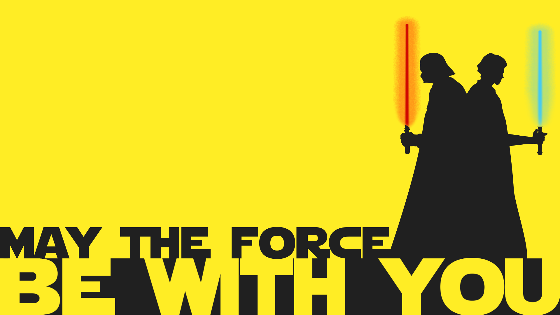 May The Force Be With You Wallpapers